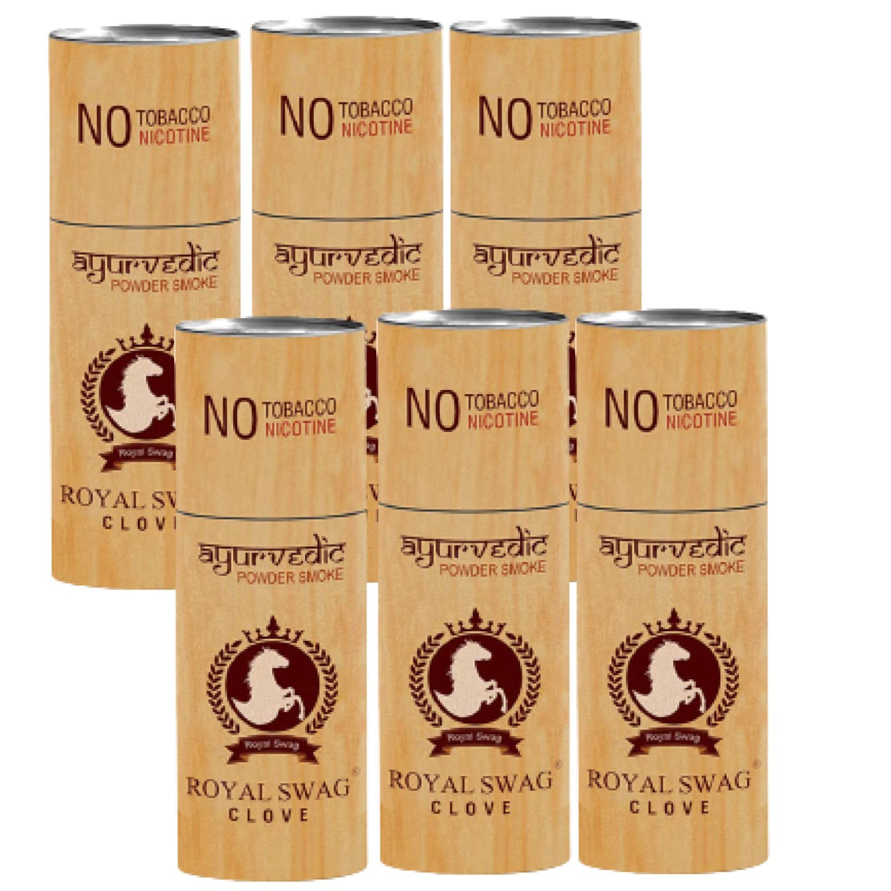 ROYAL SWAG Ayurvedic Herbal Cigarettes, Clove Flavour Smoke King Size(30 Sticks) 100% Tobacco Free and Nicotine Free(Non-Addictive) | With Ayurvedic Herbs Clove, Tulsi, Cinnamon and Green Tea-image-48