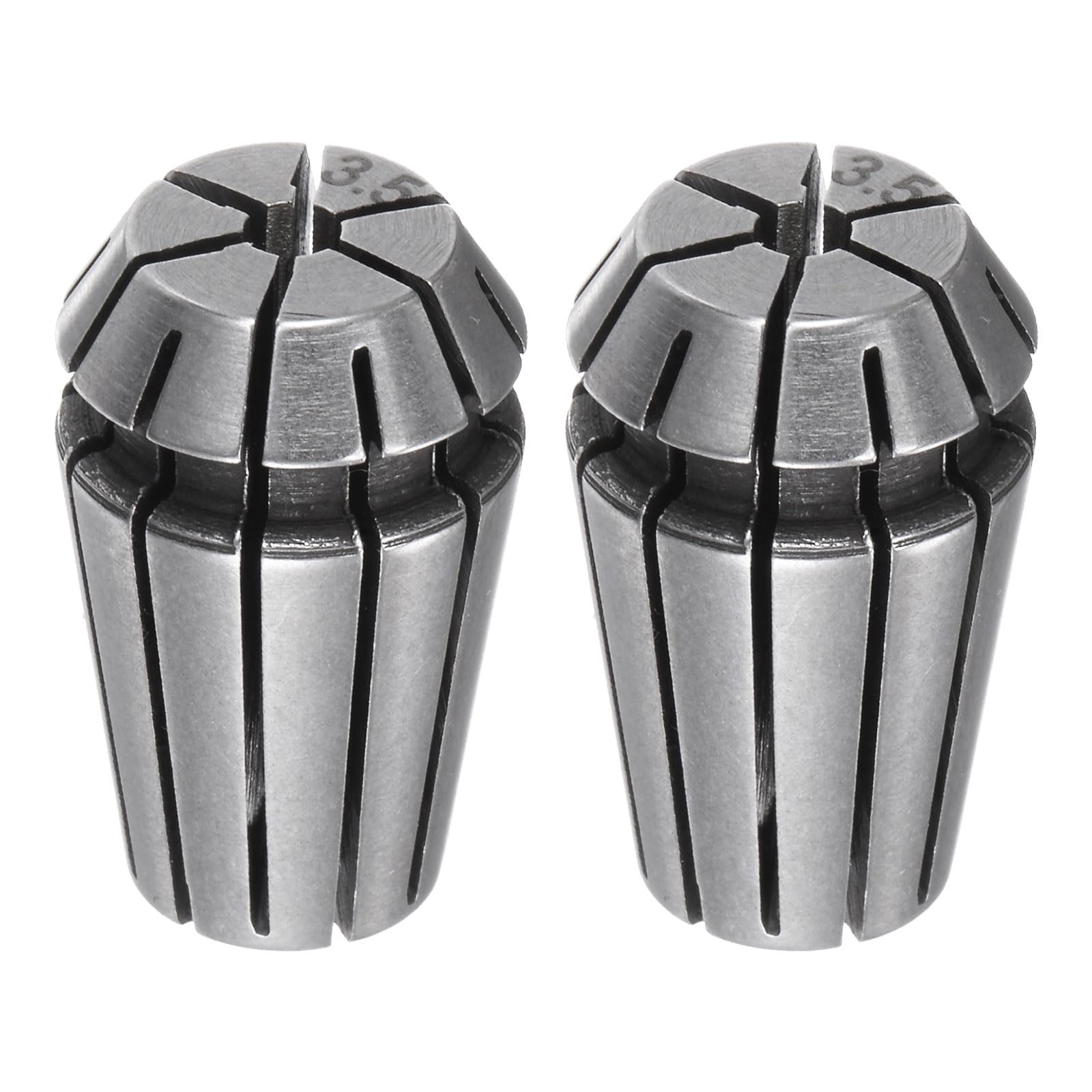 uxcell 2 Pcs ER16 3.5mm Spring Collet Chuck High Precision 0.015mm for CNC Engraving Machine Lathe Milling Tool