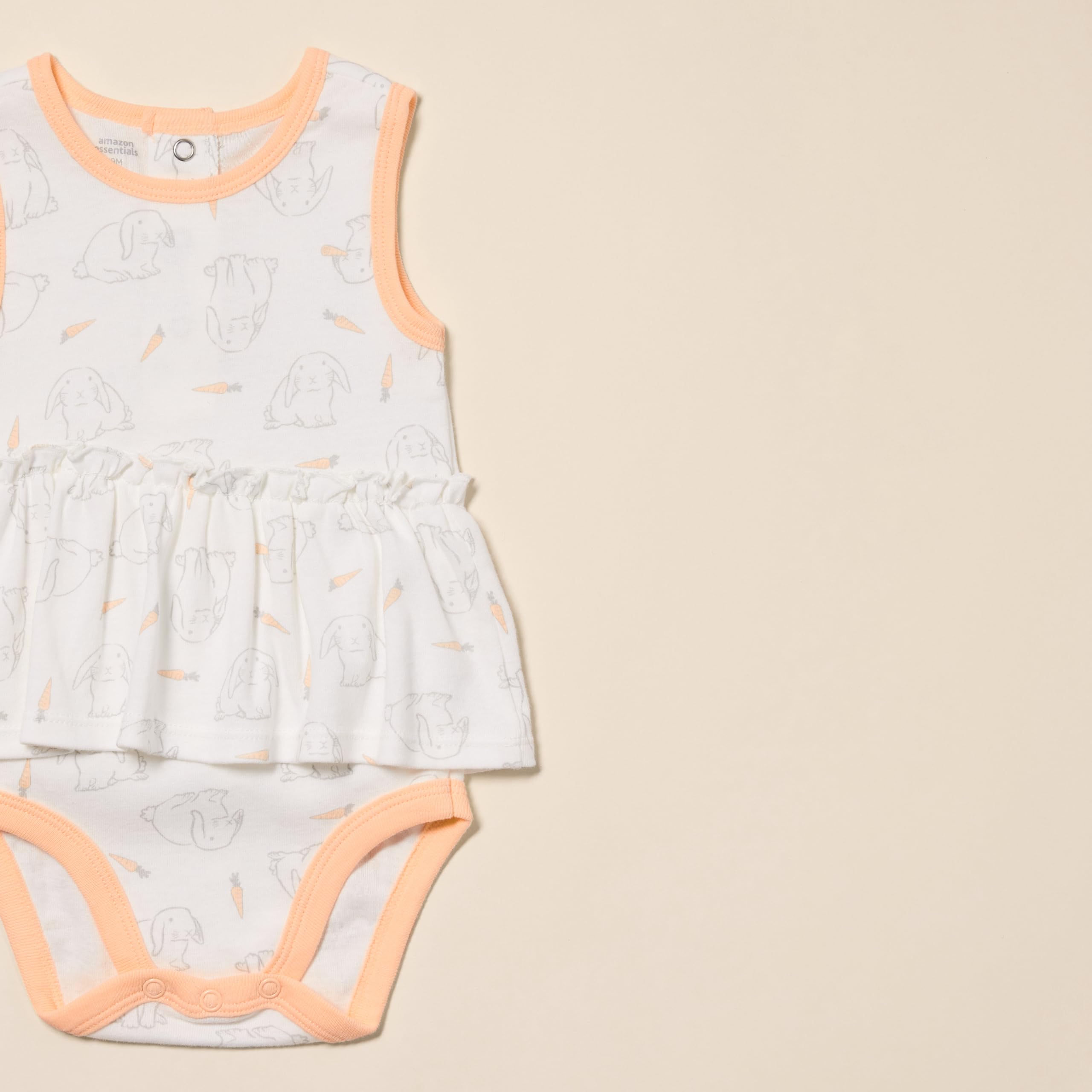 Amazon Essentials Abiti con Body Senza Maniche Bimba, Pacco da 3