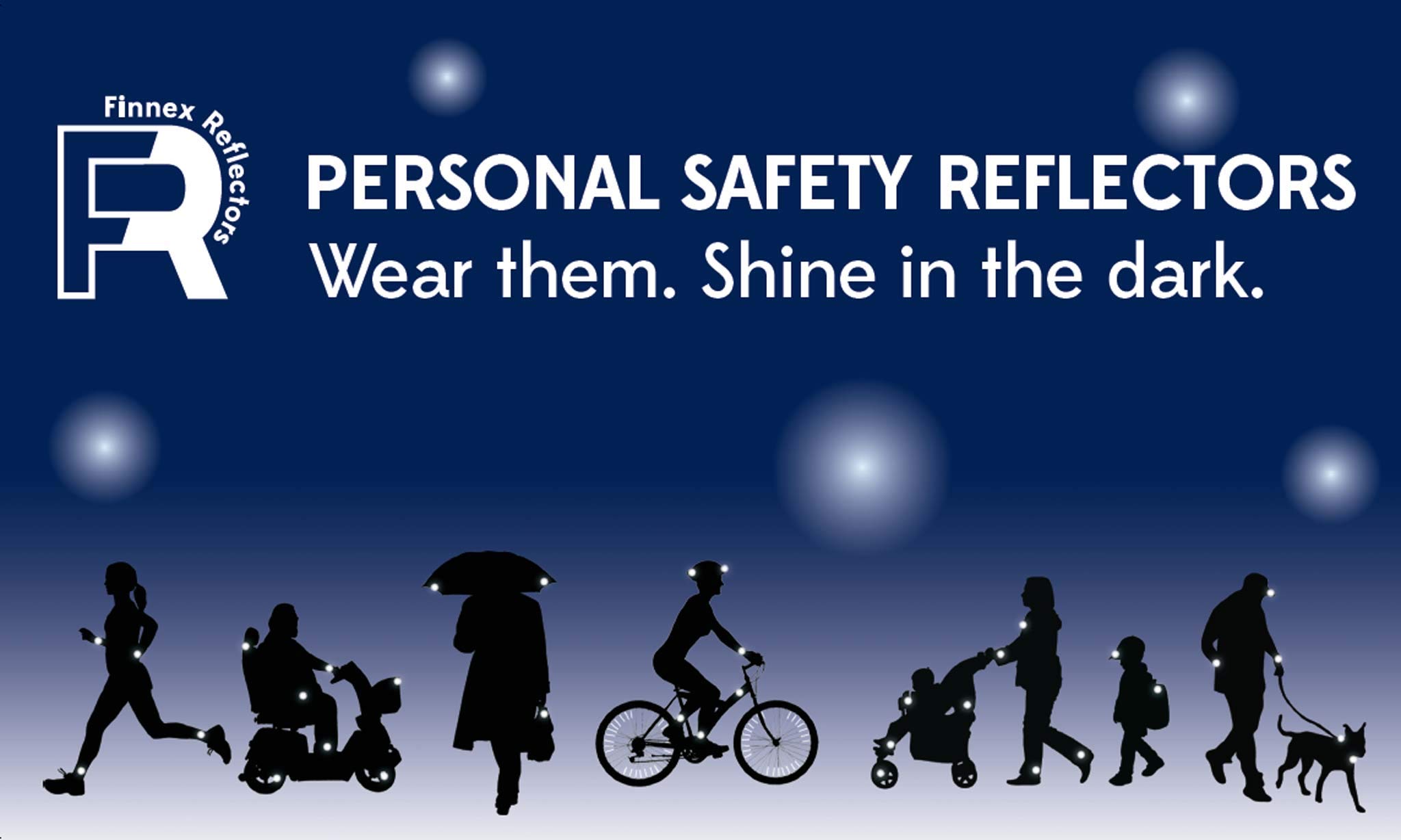 Finnex Reflectors Sugar Skull Reflector | High Visibility Safety Reflector Provides Night Time Safety for Running, Cycling Or Walking - Color