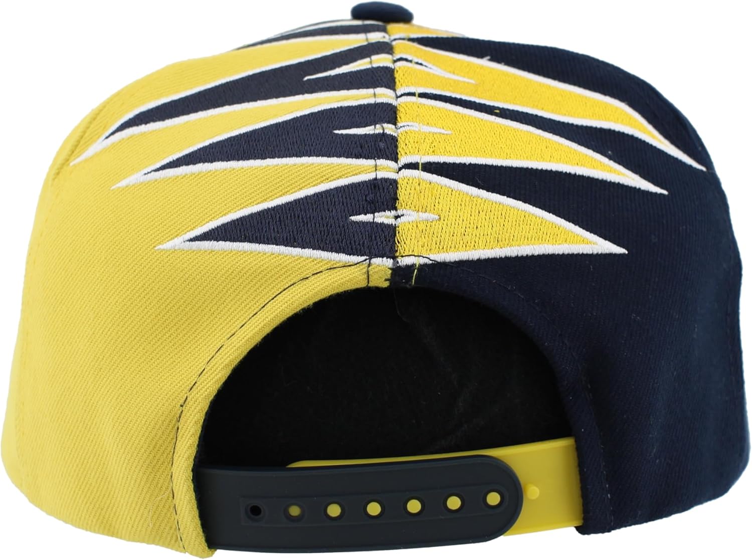 ZHATS NCAA Officially Licensed Adjustable Snapback Hat Team Color Split - Image 4