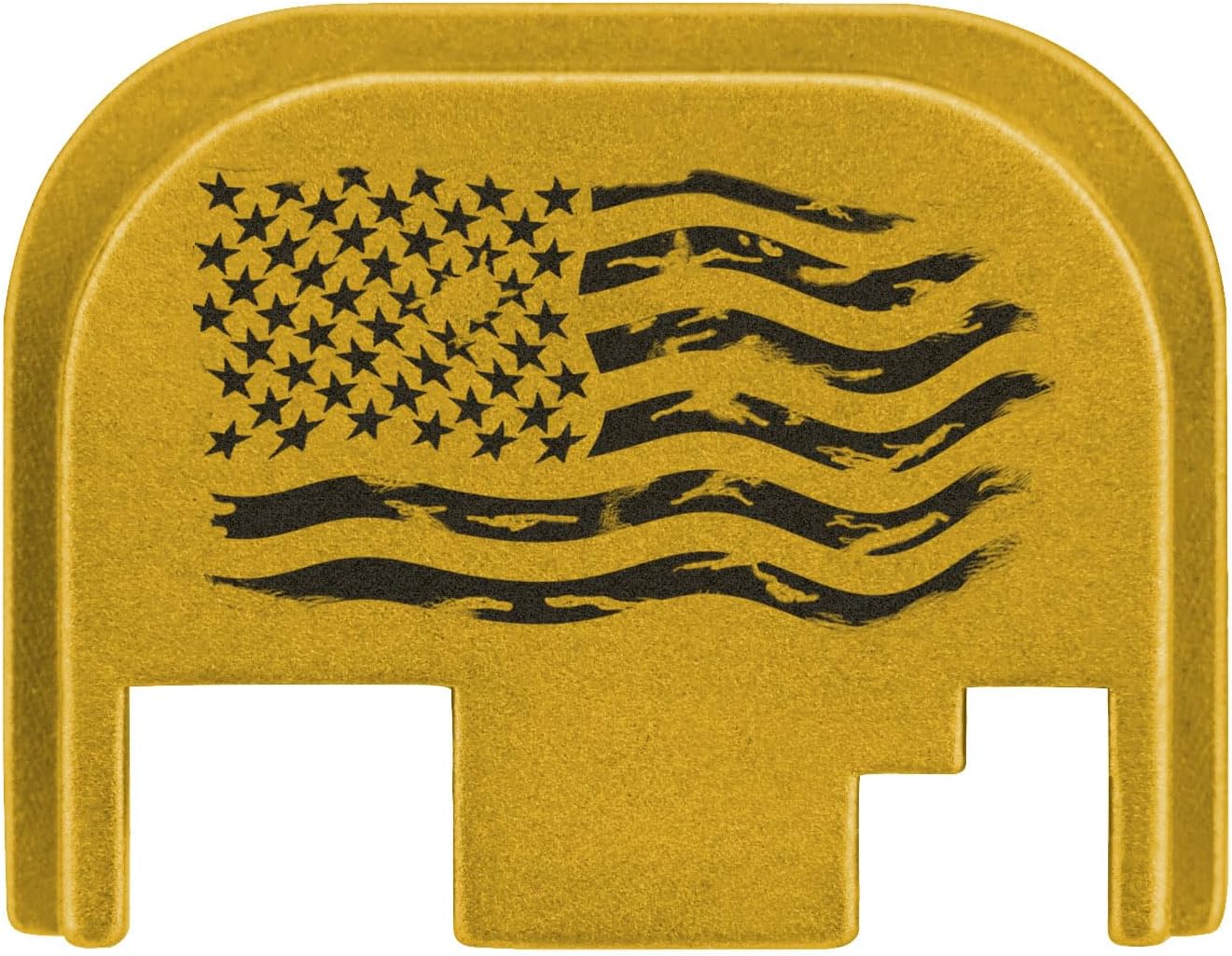 NDZ Performance Gen 1-4 Rear Slide Cover Plate for Glock, 9mm .40 .357 .45 with Black Laser Engraved Trending Images in Blue Aluminum - Choose Image & Color