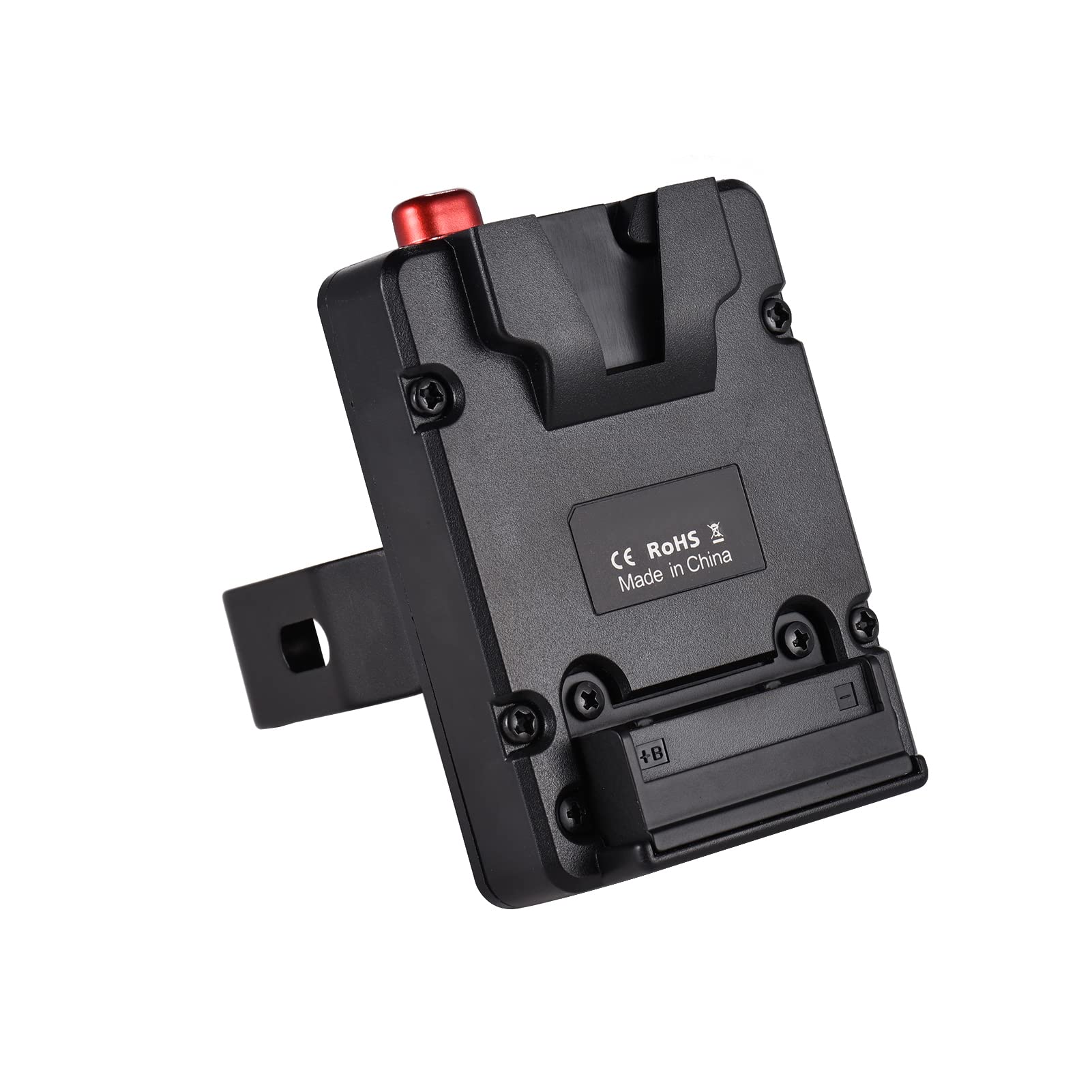 Andoer Mini Nano V-Lock Mount Batterie Adaptateur d'alimentation Plaque avec Pince Pince pour Mini V-Mount Batterie
