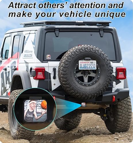 Miniatura 6 de Cubierta de enganche de remolque de 2 pulgadas, cubierta de enganche de remolque de baloncesto hombre, enchufe de enganche de tubo receptor para