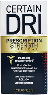 Certain Dri Prescription Strength Clinical Antiperspirant Roll-On 1.20 oz