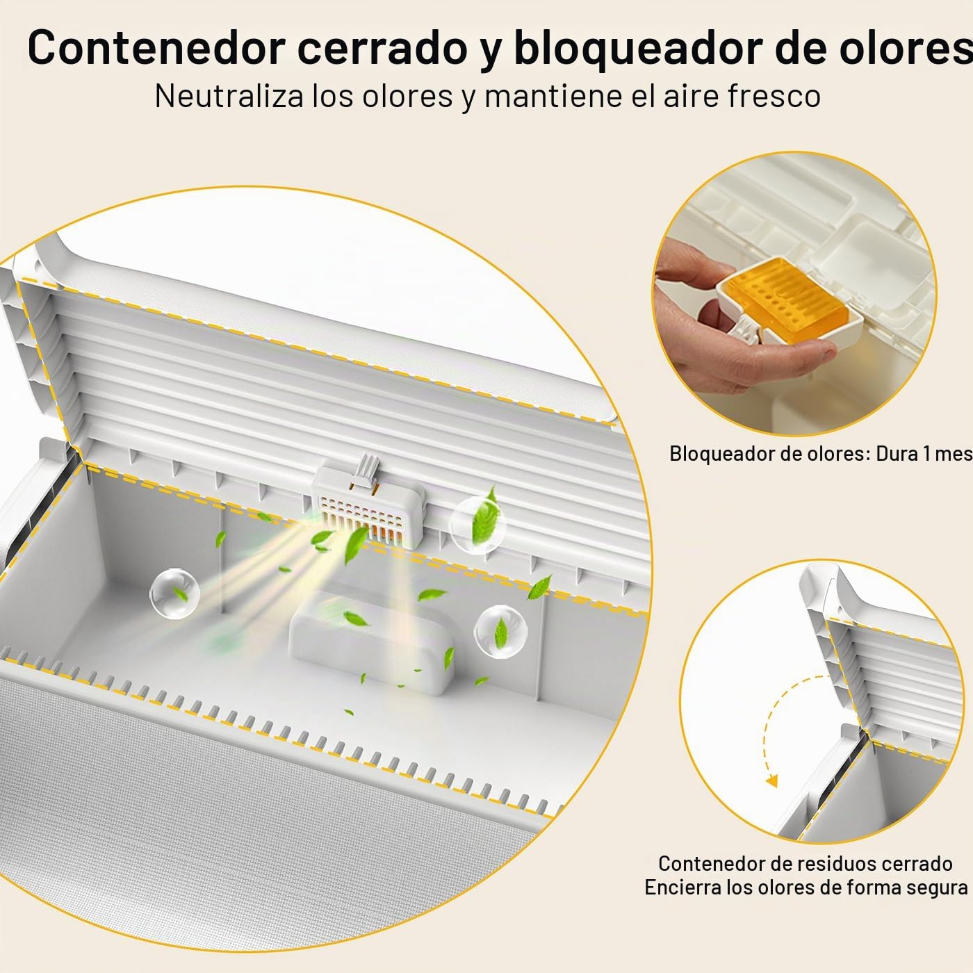 UBPET C31 Arenero Gatos Autolimpiable, Arenero Autolimpiable Abierto con Control por App, Desodorizador, Diseño de Doble Peine, Gran Capacidad, Arenero Automatico para Múltiples Gatos