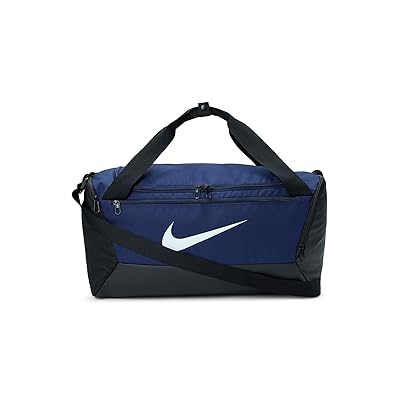 Nike Brasilia Training Duffel Bag (Small, 41L) Duffel Bags Midnight Navy/Black/White, Polyester