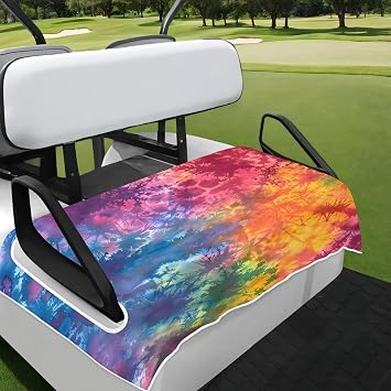 Golf Cart Seat Covers, Universal Golf Cart Seat Towel Blanket Keeps Seat Comfortable and Clean, Golfs Club Car Accessories
