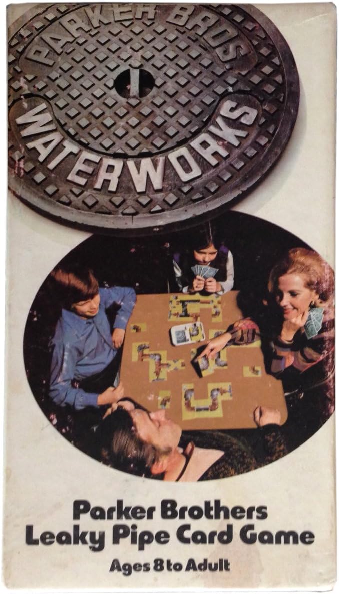 Waterworks: Parker Brothers Leaky Pipe Card Game (1972)