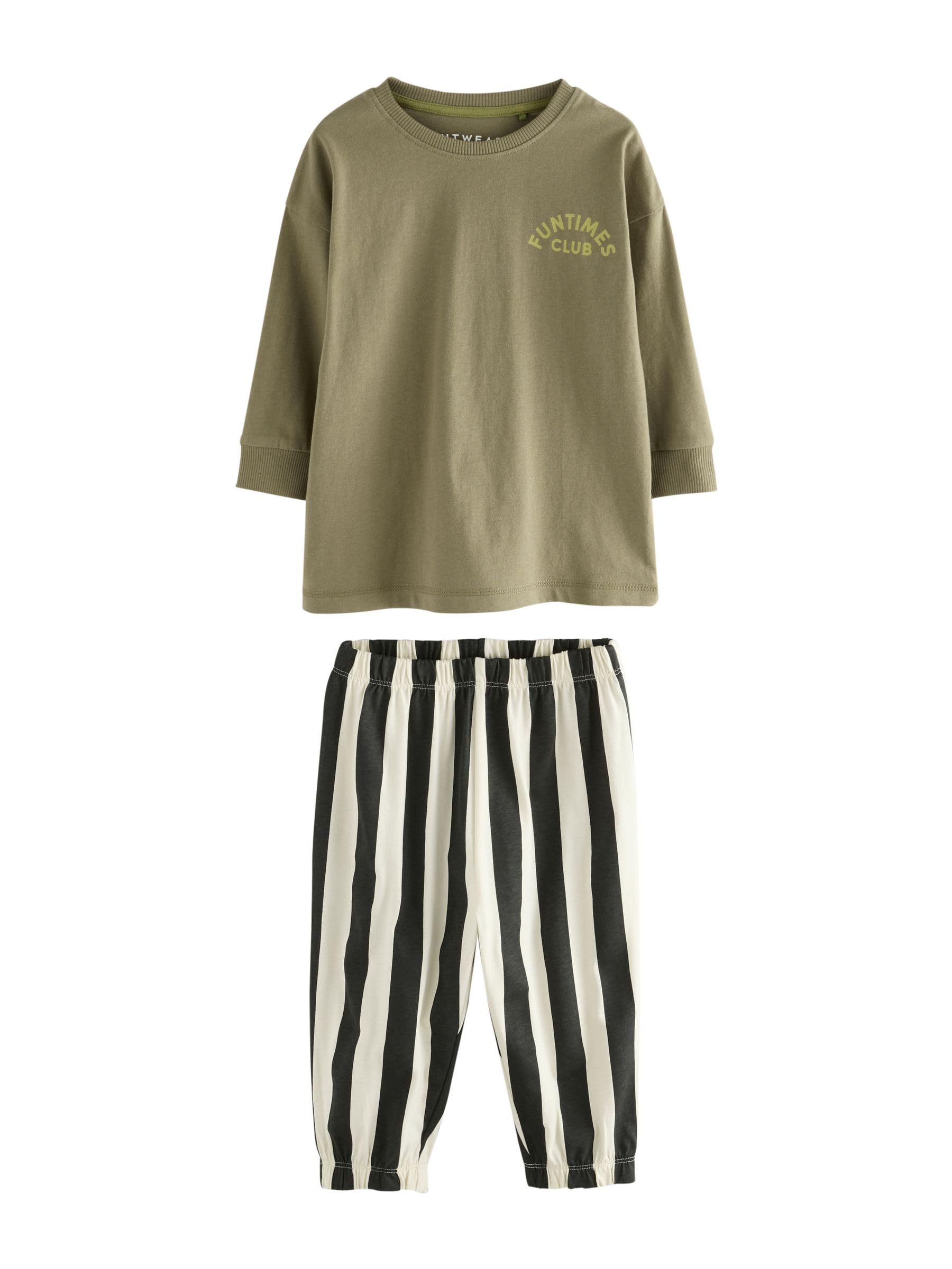 NEXT Jungen Oversized Fit Schlafanzüge, 3er Pack