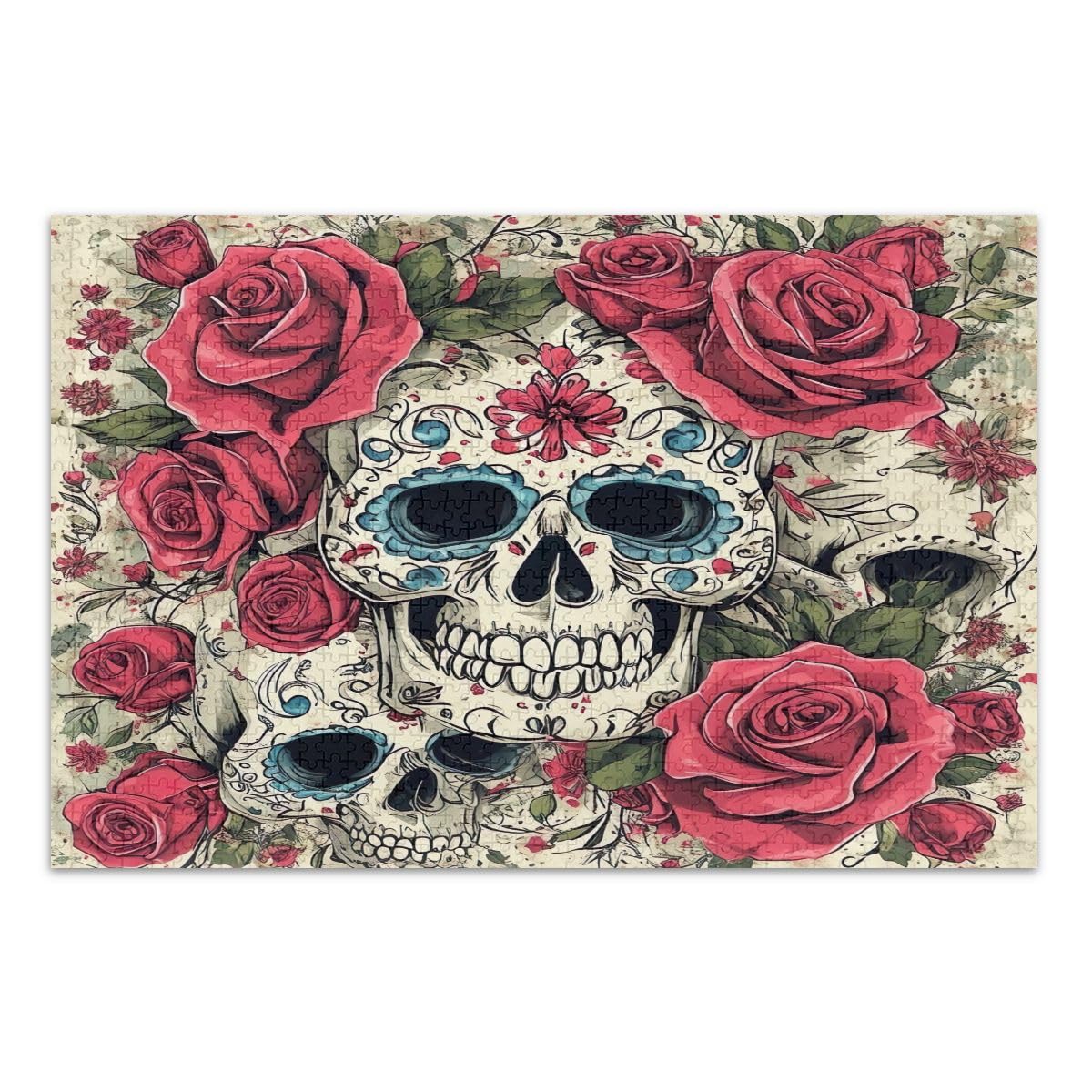 その他 Jigsaw Puzzle / SKULLS &amp; FLOWERS CASTLE 815WBZ_hooL_25568e5d-6c7d-4221