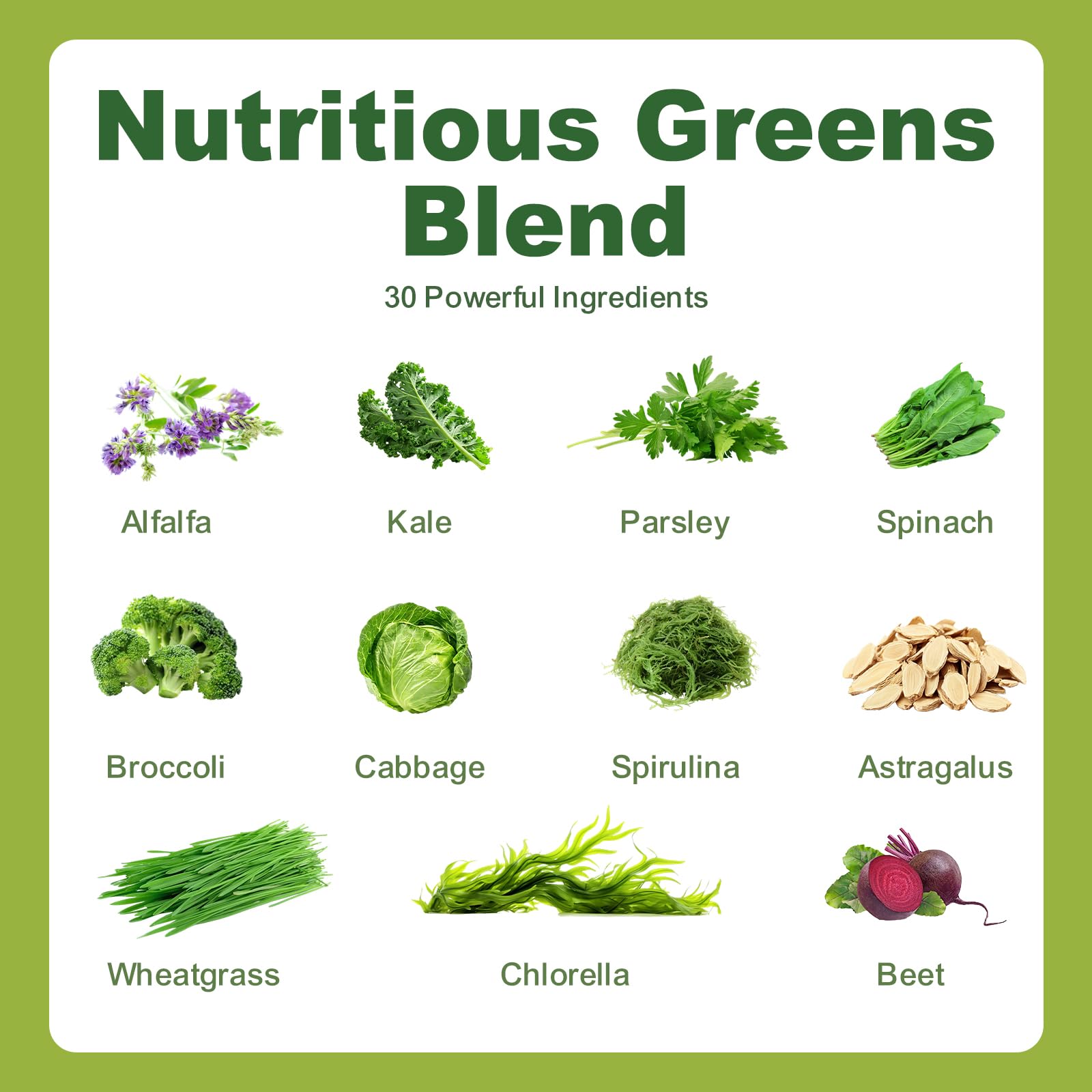 Greens Daily Gummies, Superfood Fruits and Veggies Blend with Spirulina, Chlorella, Prebiotics & Fiber, Adaptogens Multivitamin Supplement for Digestive Health, 120 Count — Amazon image 5