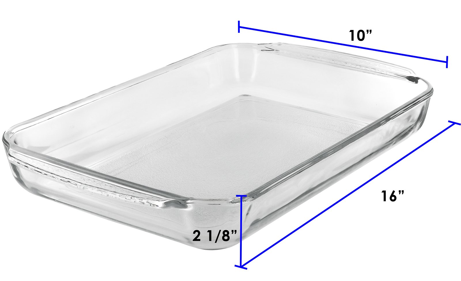 Libbey - Fuente rectangular para horno (22,9 cm x 33 cm)