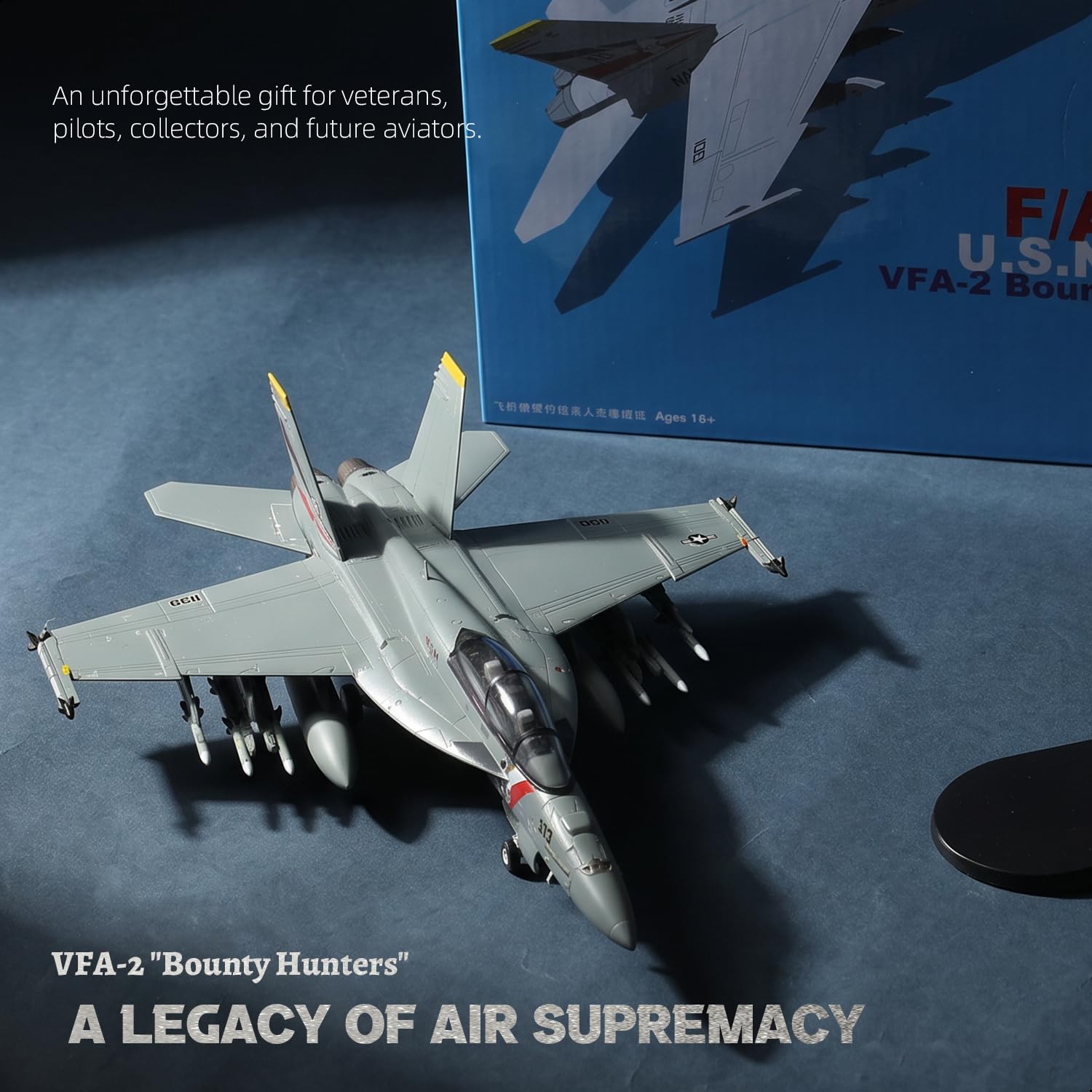 Amazon.com: NUOTIE 1/72 F/A-18F Super Hornet VFA-2 Bounty Hunters