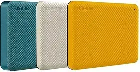 HD Externo Portátil Toshiba 2TB Canvio Advance Plus USB Type-C Amarelo - HDTCA20XYCAB