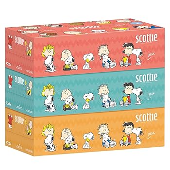 Amazon.co.jp: Scotty Tissue Snoopy 440 Sheets (220 Pairs), 3