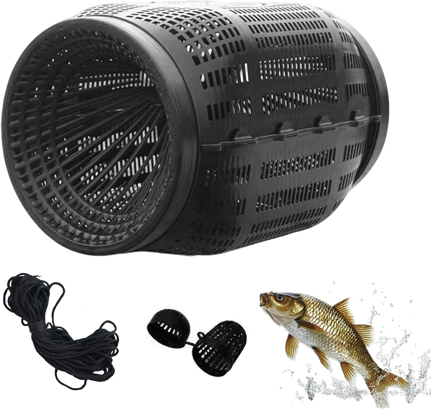 Reusable Crawfish Traps Cage, Portable Lobster Trap, Crab Cage, Trap for Fish, Shrimp, Loach, and Crab, Fishing Accessories for Catch EEL Shrimp Turtle Lake Pond Saltwater Freshwater