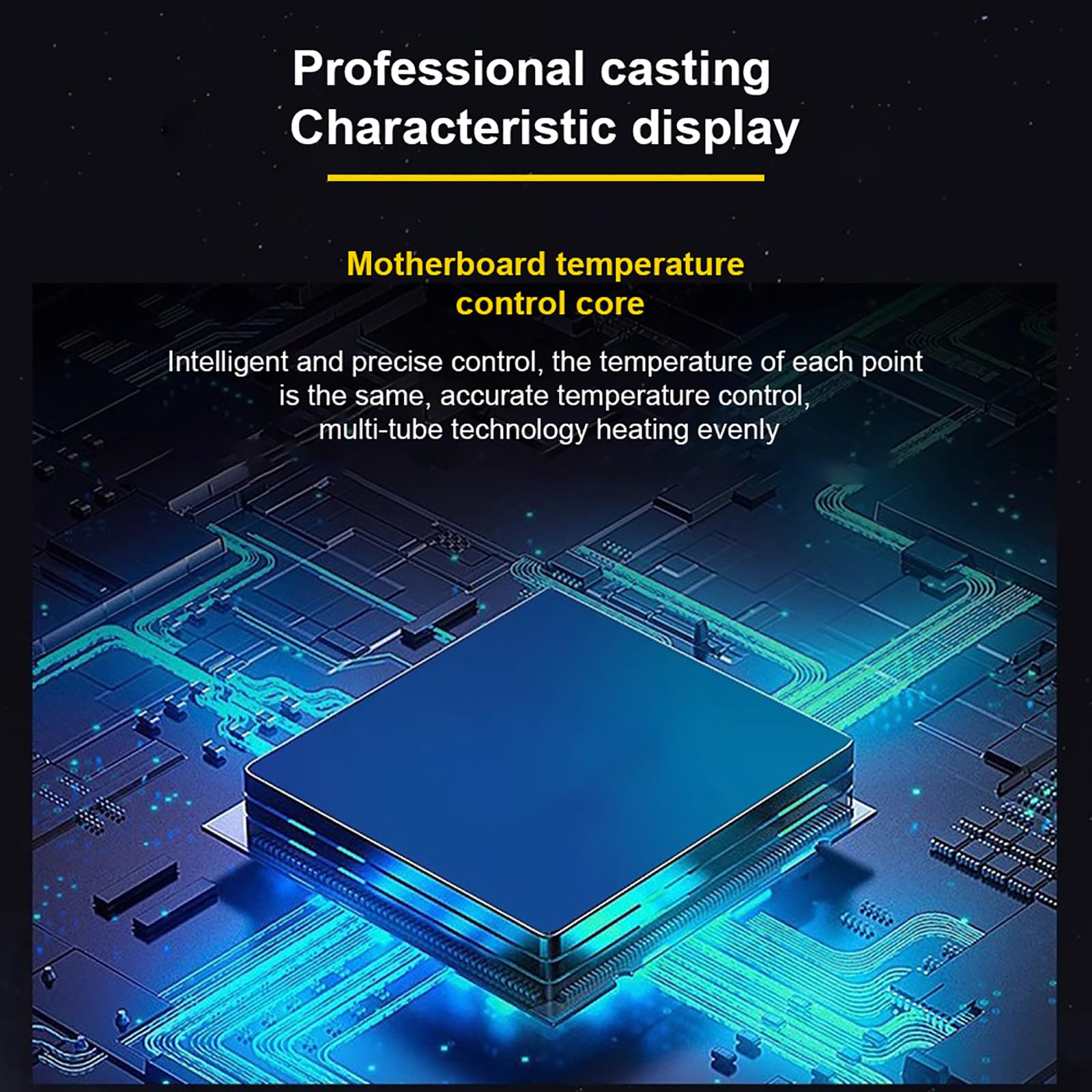 Mesa de calefacción de reparación LED, máquina de embalaje de celofán, sellador de película caliente para laboratorio, líquido, precalentamiento de moho, reparación de teléfonos