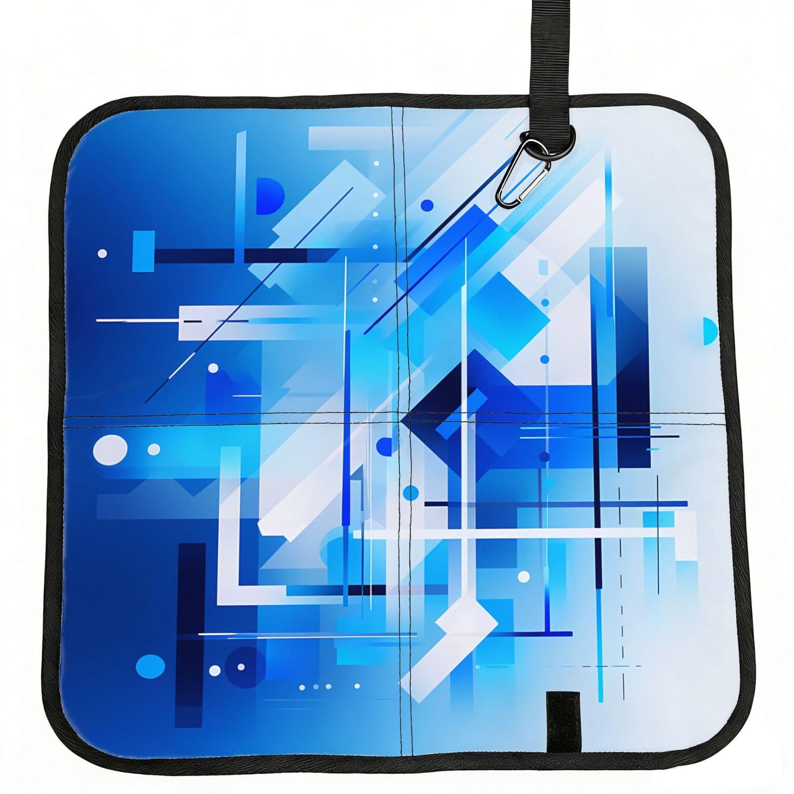 MROWYC numerical Printed Foldable Seat Cushion - Portable with Carabiner, for Stadium, Camping, Hiking