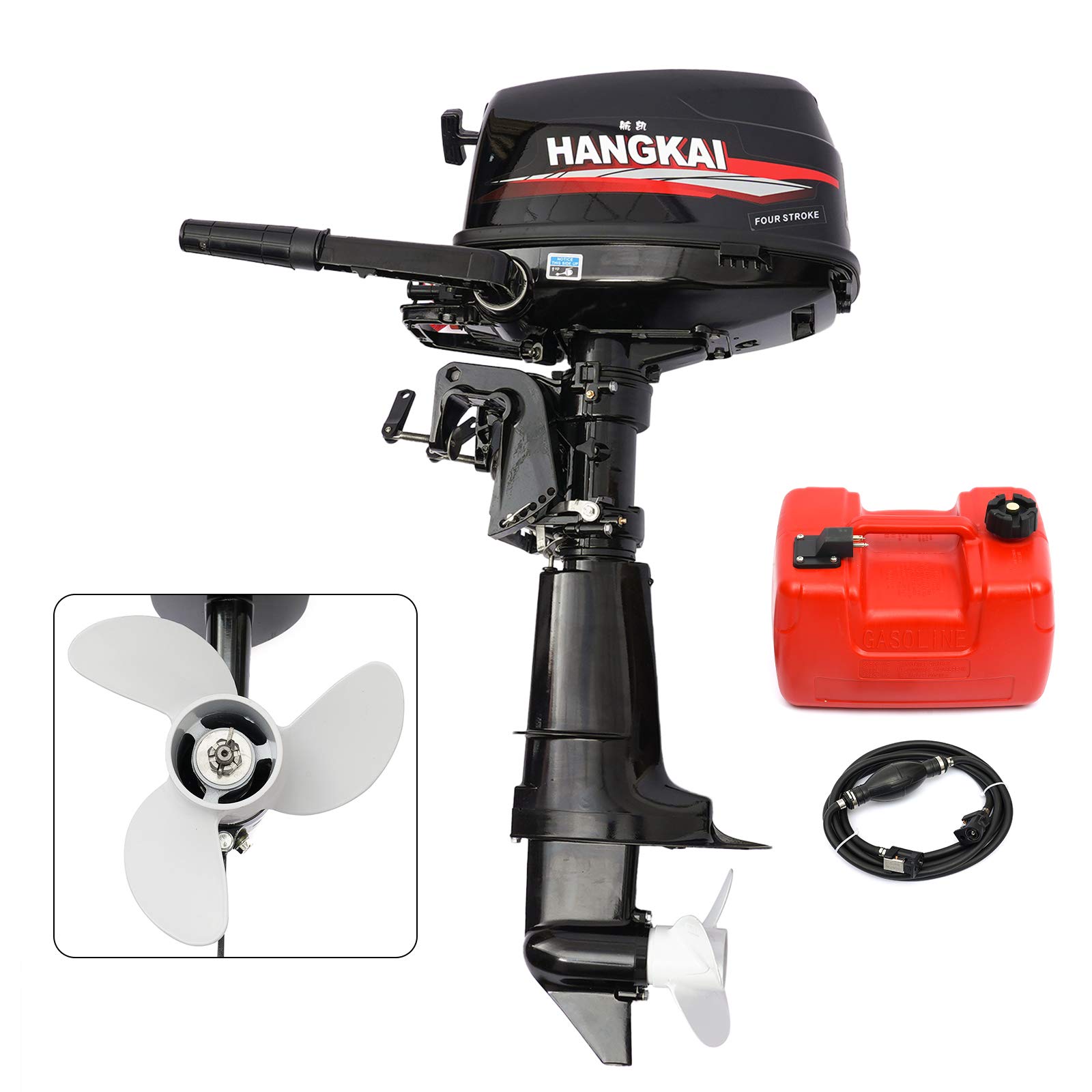 Buy 6.5 HP Outboard Motor 123CC 4 Stroke Single Cylinder Water Cooling