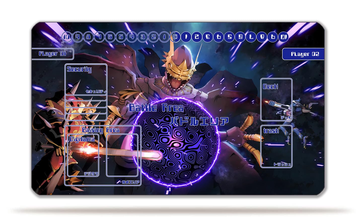 Amazon | プレイマット マウスパット TCG万能 専用 高級