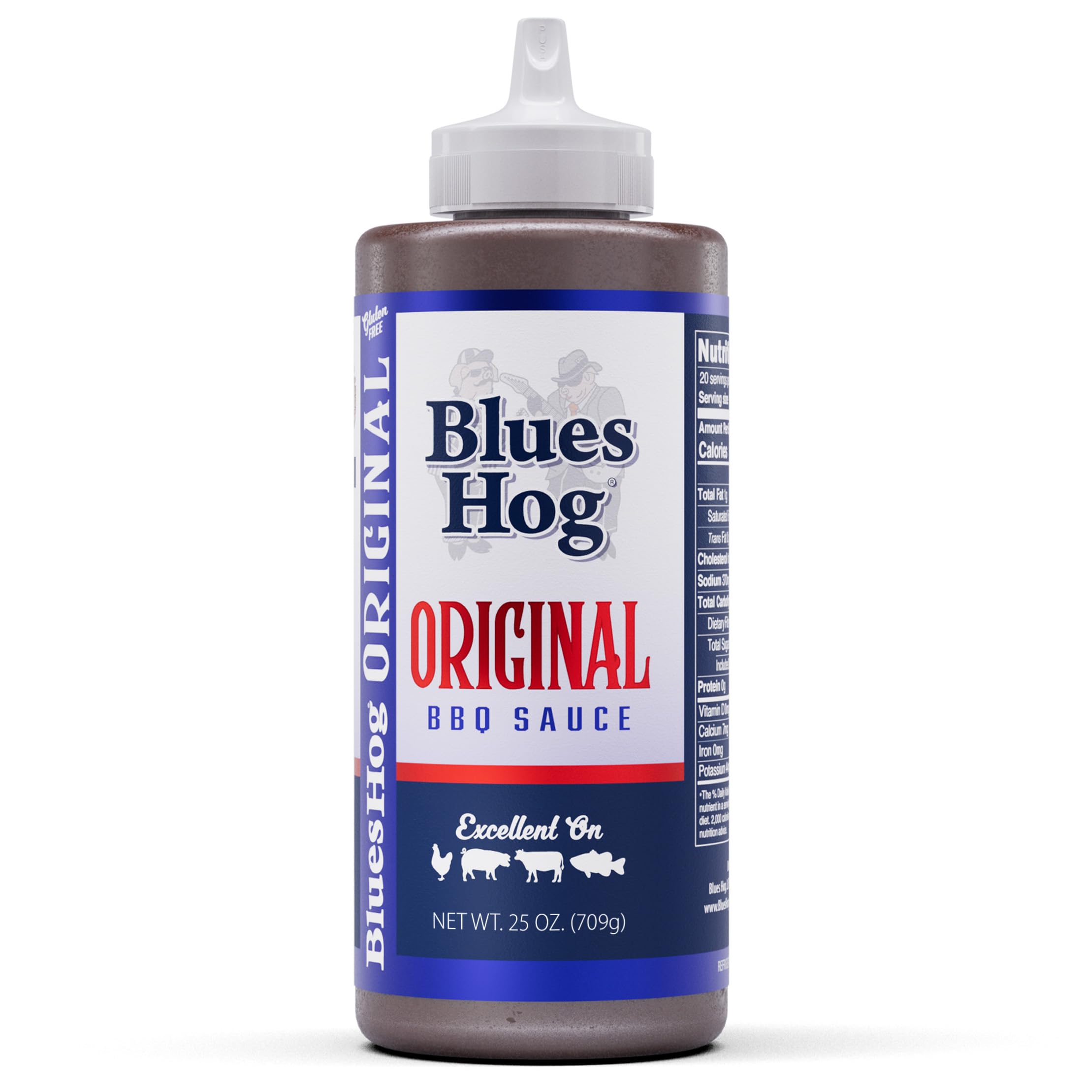 Blues Hog Sauce barbecue originale (708,7 g à presser)
