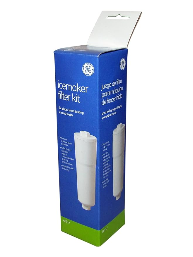 GE Icemaker Filter Kit For Clean, Fresh Tasting Ice and Water Fits