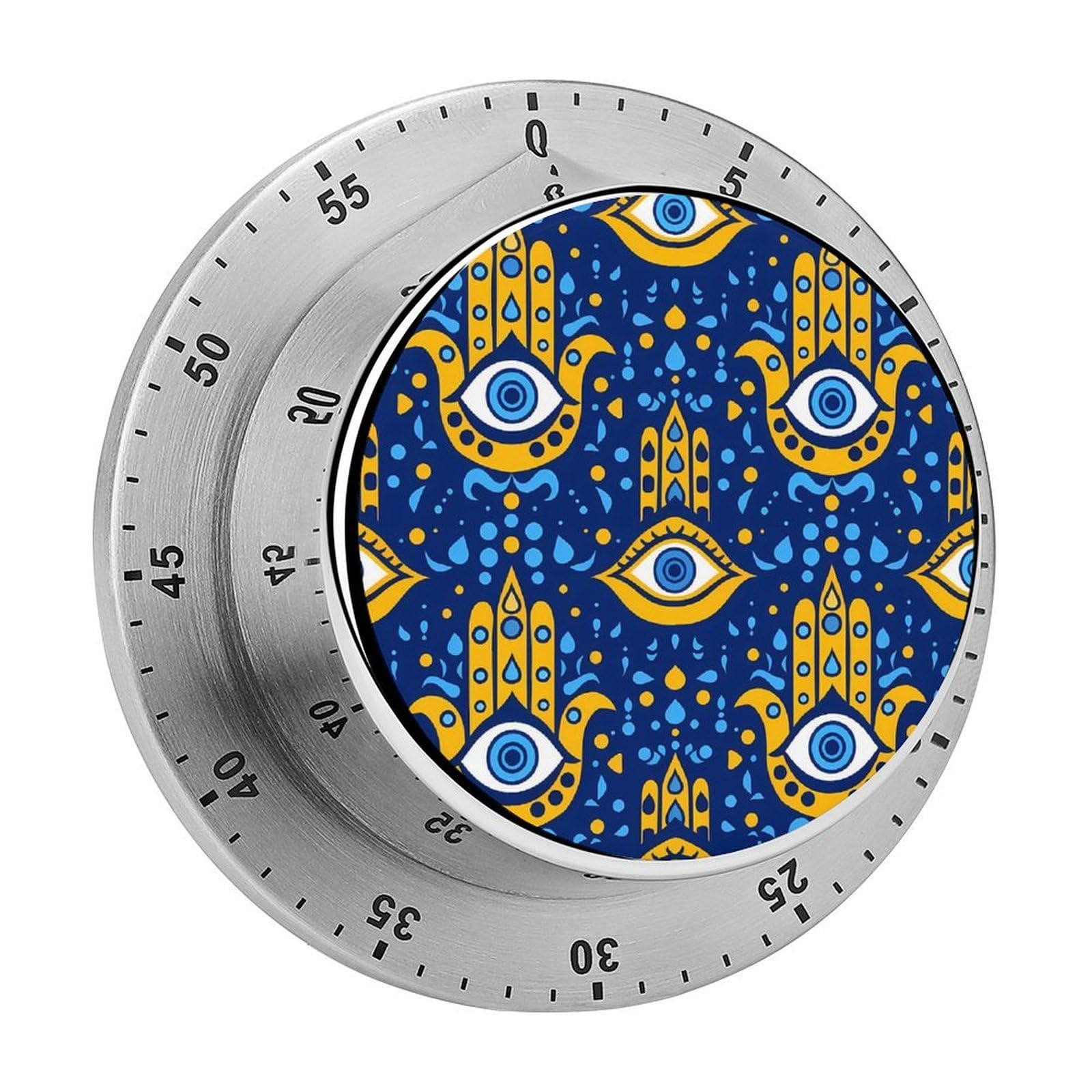 Matiasma Evil Eye Pattern Mechanical Rotary Timer, Used for Daily Timing