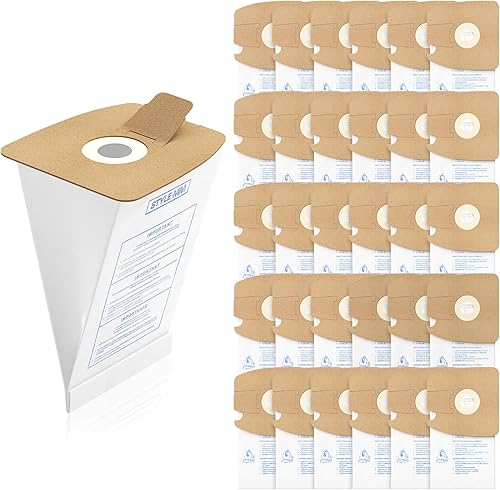 Paquete de 30 bolsas de vacío estilo MM compatibles con aspiradoras Eureka Style MM Eureka Mighty Mite serie 3670 y 3680, sustituye a la pieza #