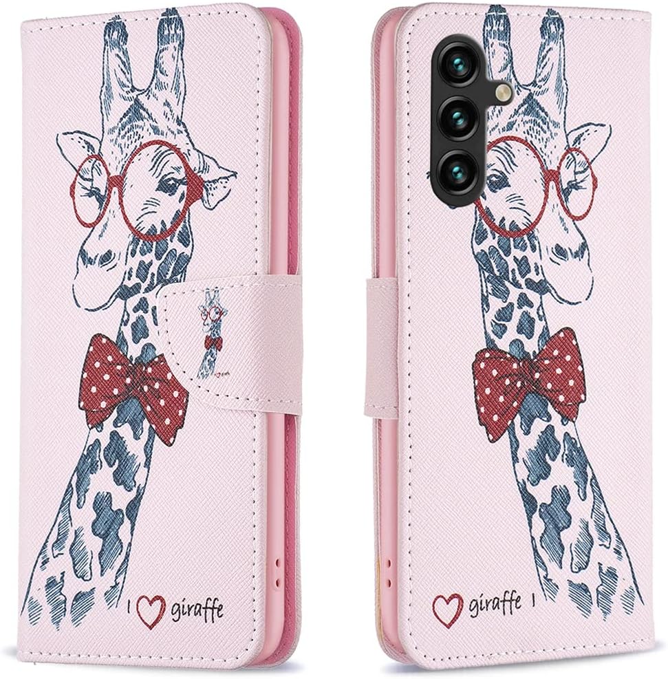 Reevermap Samsung Galaxy A04S Phone Case, Flip Shockproof PU Leather Wallet Card Slots Embossed - View #10