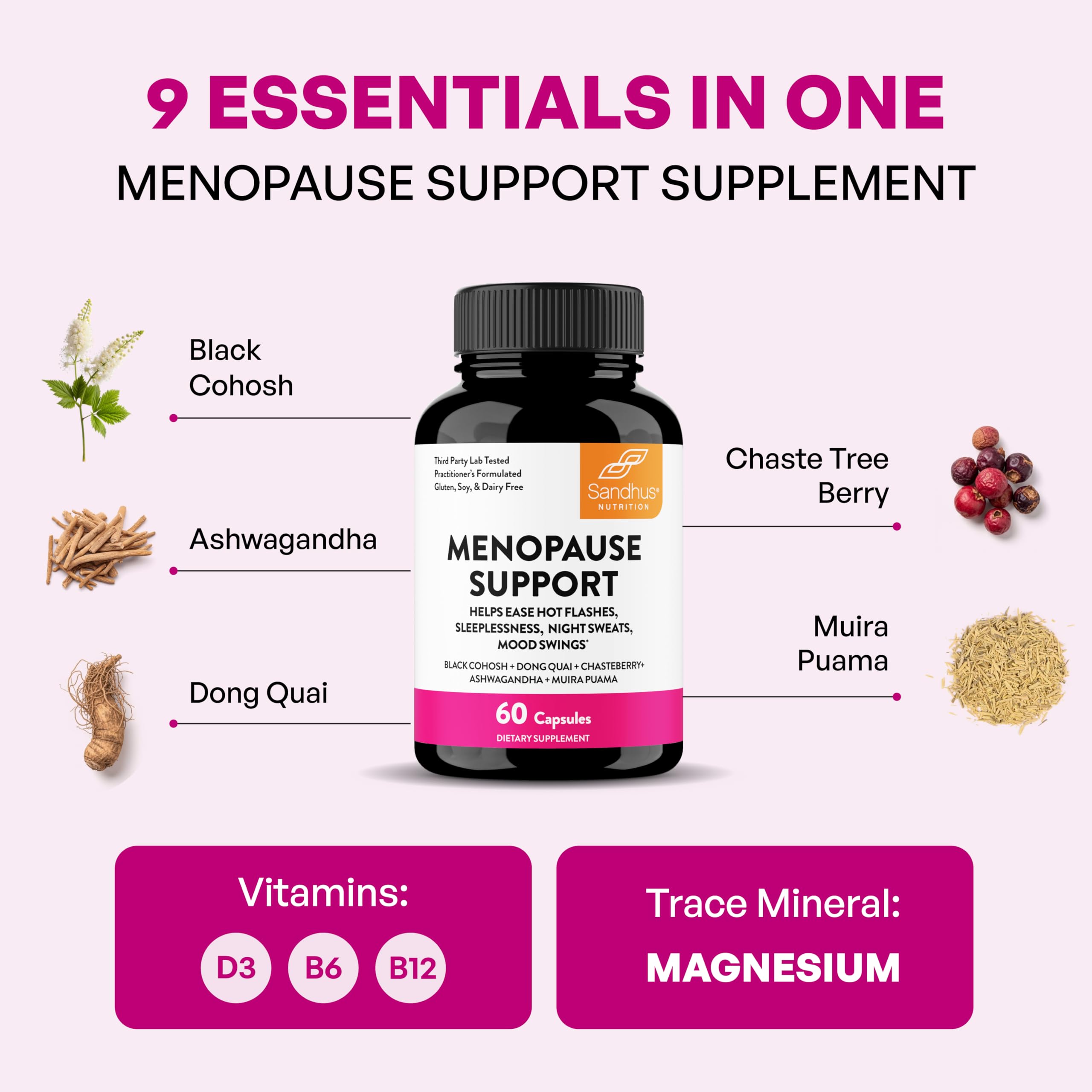 Menopause Support Supplement for Women - For Hot Flashes and Night Sweats — Amazon image 5