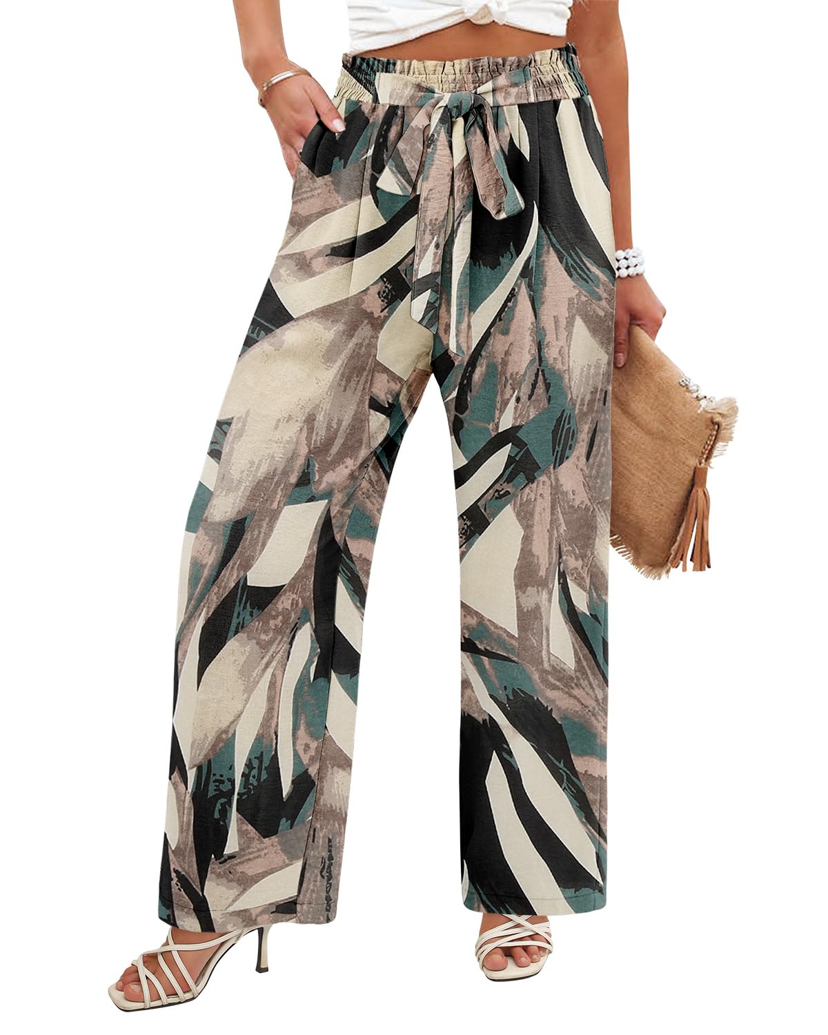 Angerella Womens Wide Leg Pants
