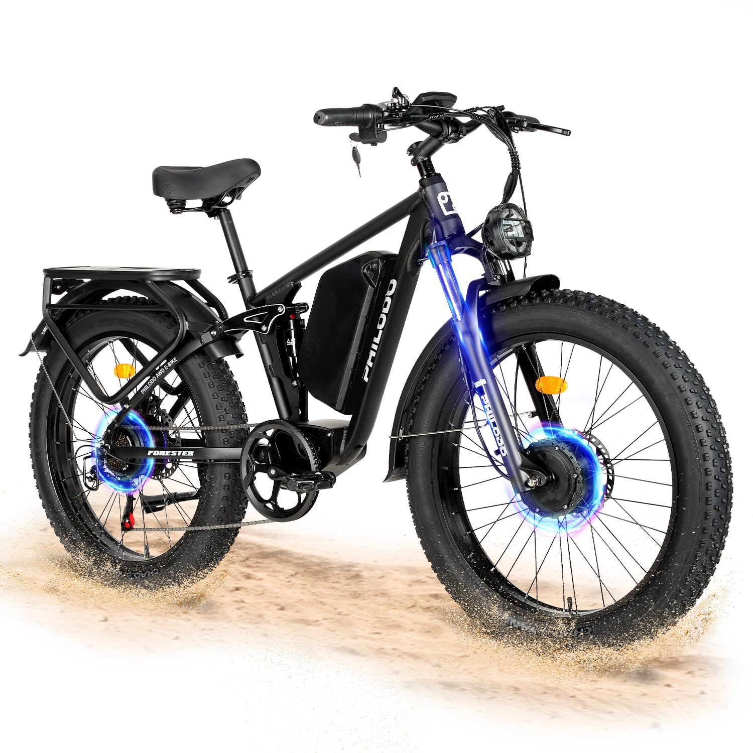 Amazon.com : PHILODO Forester Dual Motor Electric Bike - High