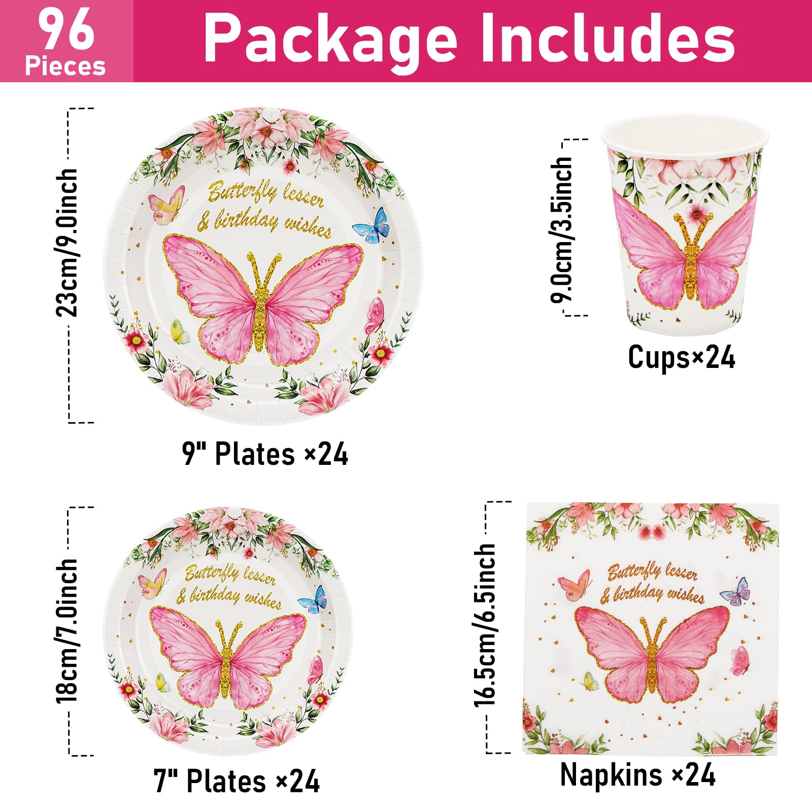 Duni Servetten tissue - 3 laags 24x24cm Wine Time