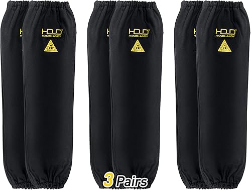 Miniatura 1 de HANDLANDY Mangas de soldadura resistentes al fuego, protección de brazo para hombres y mujeres