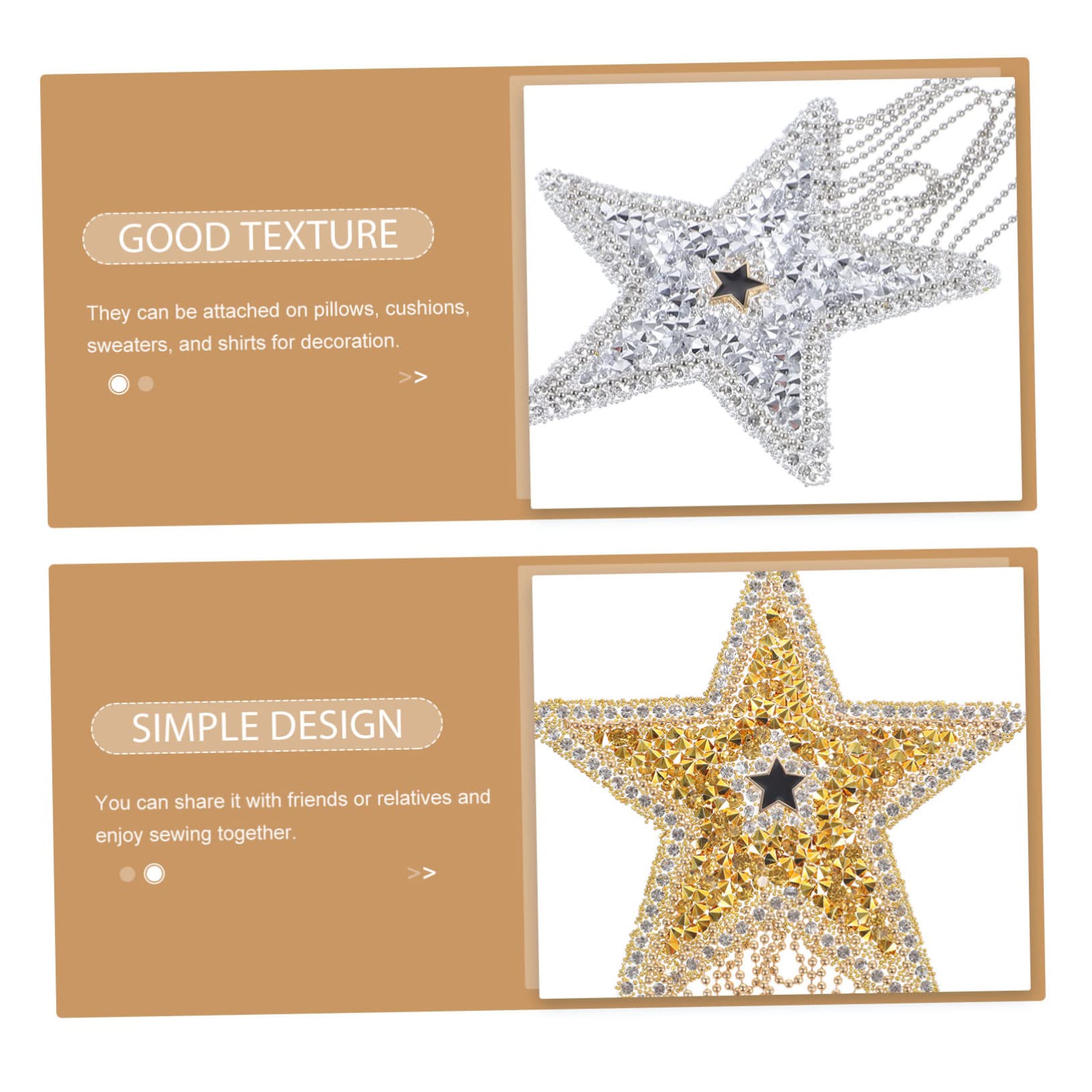 STOBOK 20piezas Parche Decorativo De Brillantes Para Ropa y Sombreros Pack Para y Reparaciones De Moda Apliques Resistentes y Elegantes