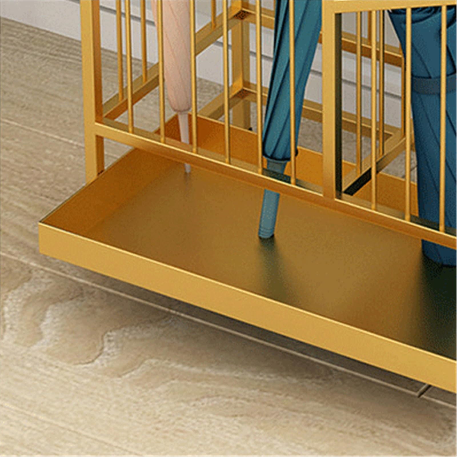 Schirmständer Schirmständer und Lagerregale for den Eingangsbereich, kommerzielle, schnell trocknende Schirmhalter Regenschirmhalter(Schwarz,Groß)