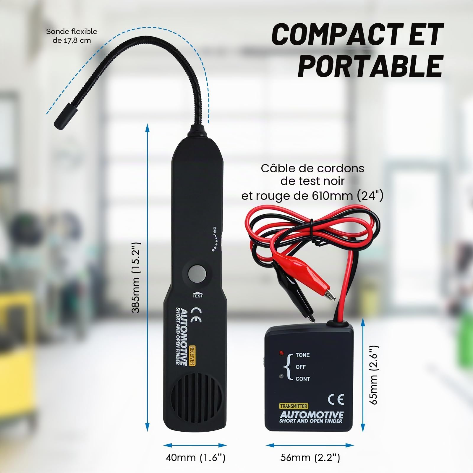 Automobile Outil De Réparation De Diagnostic Câble Circuit Fil Tracker Court Ouvrez Le Finder Tester Périphérique Checker Testeurs de circuits