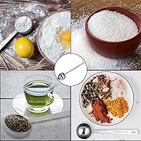 Vista 2 de 2 Pcs Coffee Scoop 18/8 Stainless Steel Measuring Coffee Spoon Set 1 Tablespoon (15ML) & 2 Tablespoon (30ML) Long Handle Spoons Metal Tablespoon for