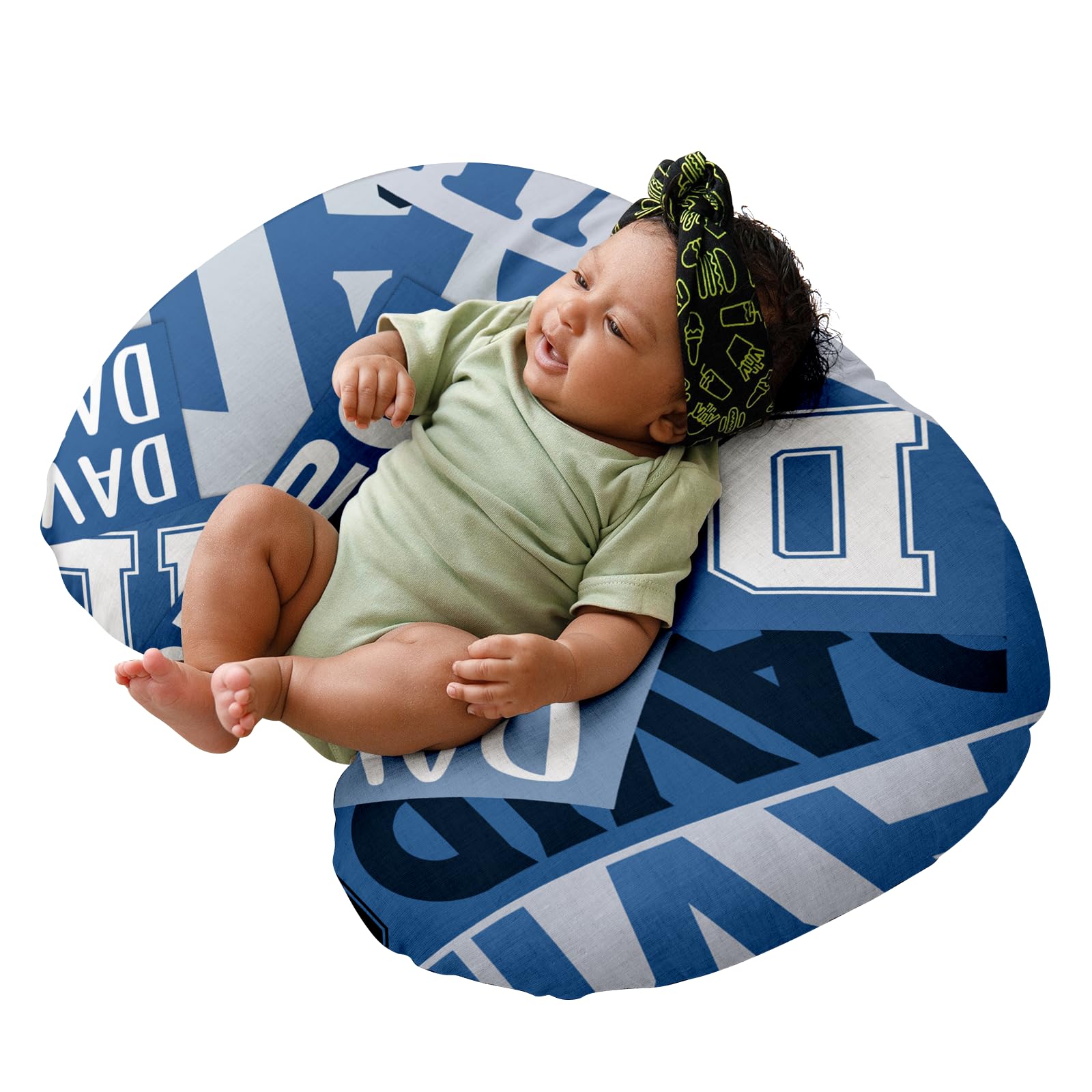 Dyoart Baby Nursing Pillow Cover: Personalized Comfort for Breastfeeding Pillows, Soft, Breathable, and Custom-Made for Infants, Gift for Boys Girls(one Size)