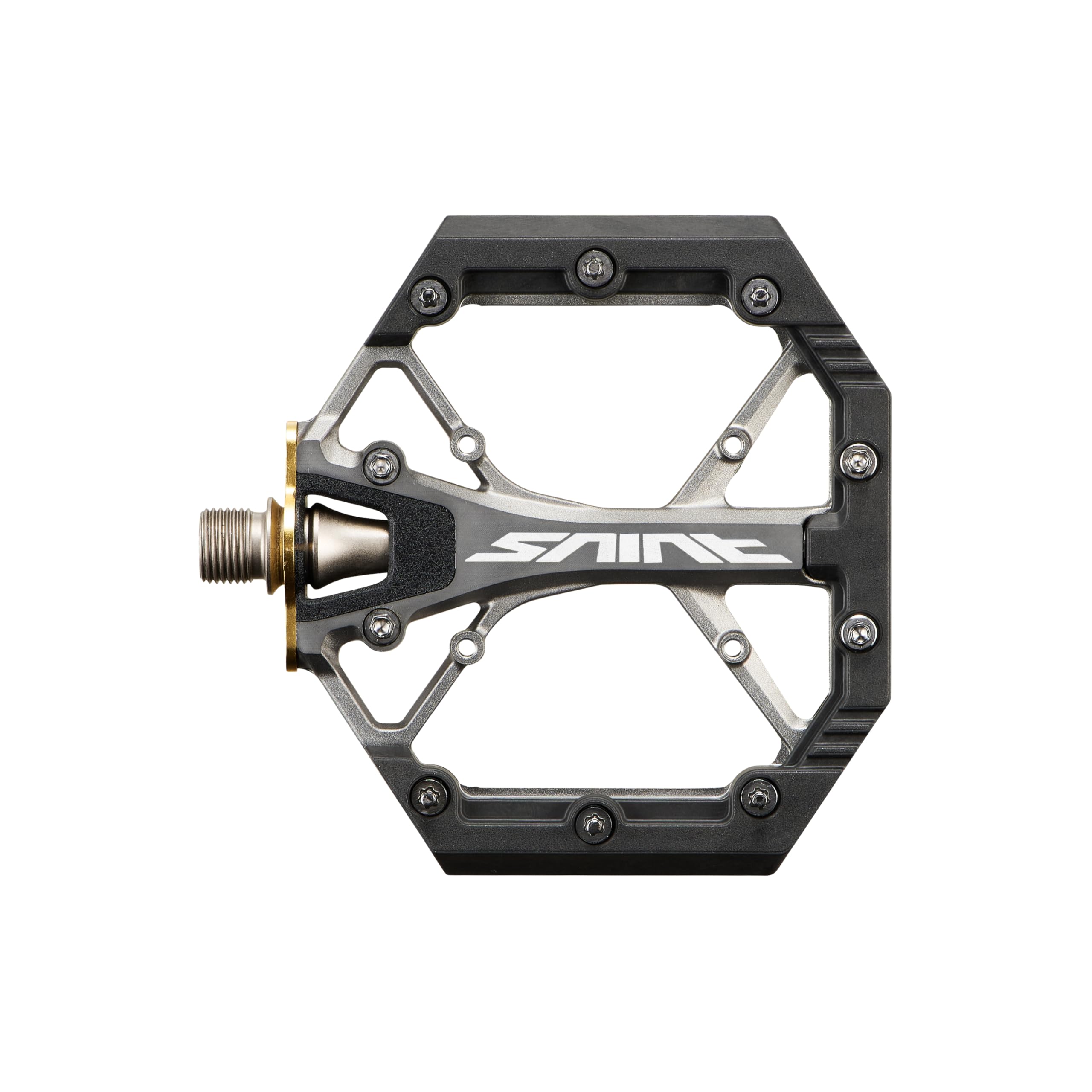 SHIMANO Fahrrad Flat Pedal Saint PD-G8040 Downhill Enduro grau/schwarz