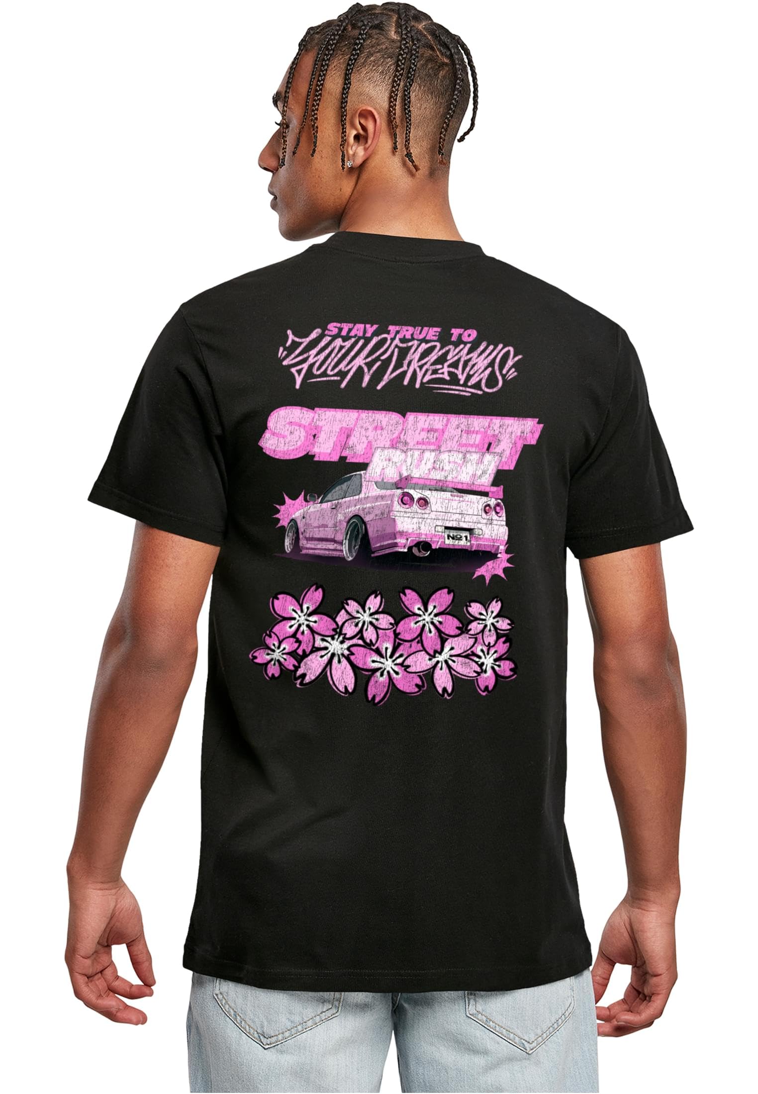 Mister Tee Mt4028-street Rush Car Tee T-Shirt Uomo (Pacco da 1)