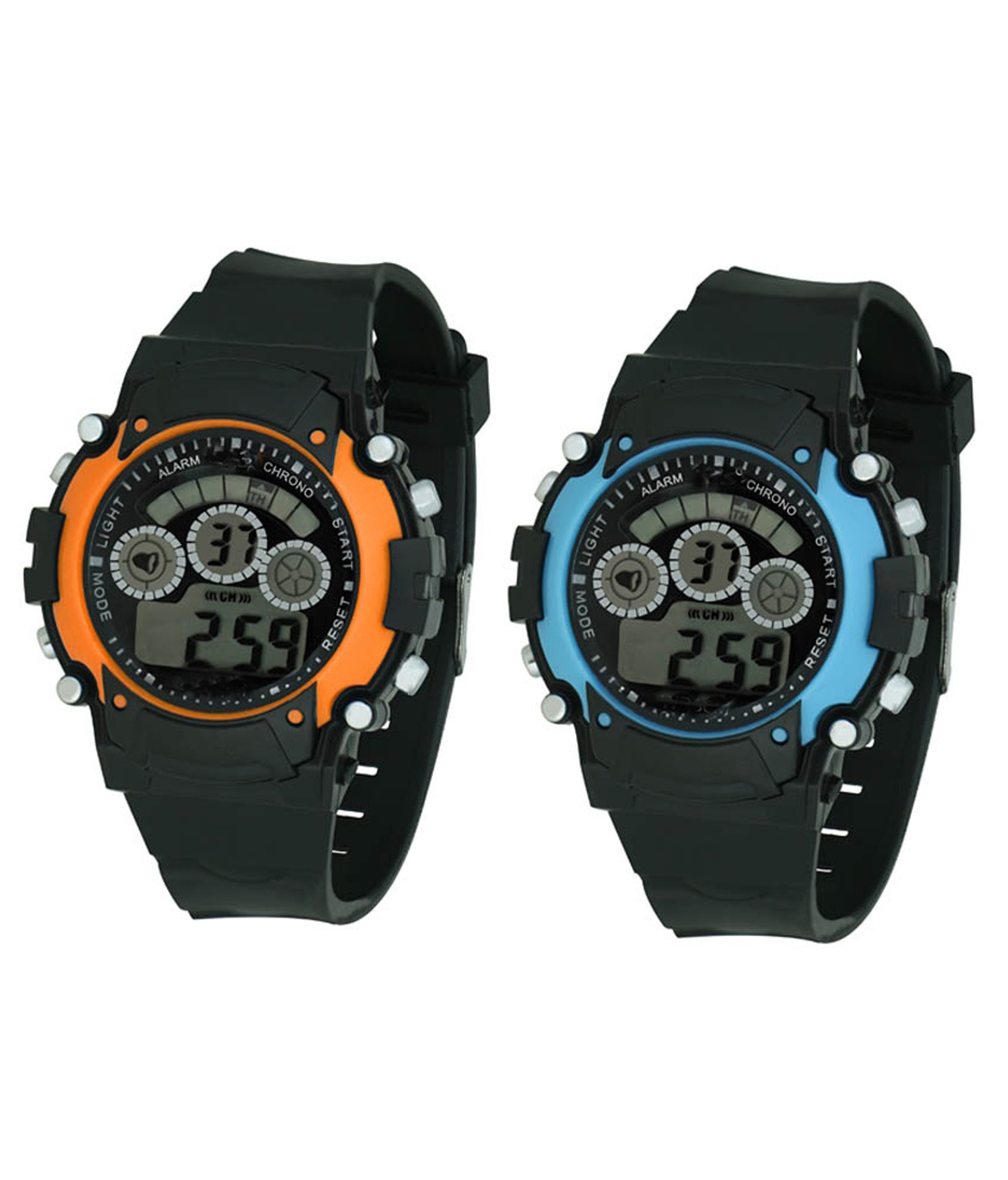 S S TRADERS 7 Lights with 7 Colors Orange and Blue Digital Boys and Girls Watches (B01JSVDDVE) Amazon Price History, Amazon Price Tracker