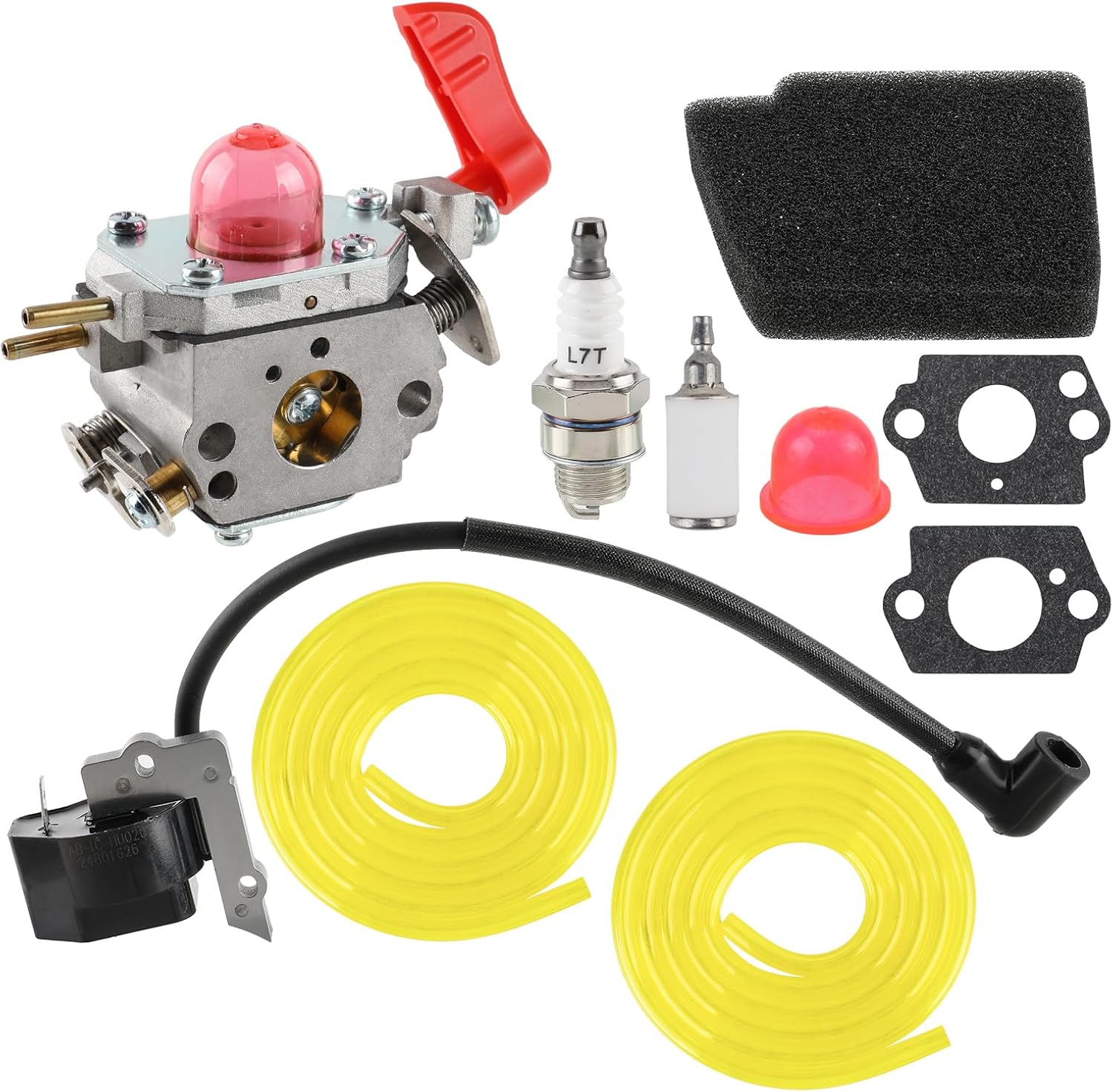 Carburetor Carb Compatible with Poulan VS-2 BVM200FE Leaf Blower Compatible with Husqvarna GBV345 Blower 545081857 C1U-W43A C1U-W43B 545146501 Compatible with Craftsman 358794770 Gas Blower