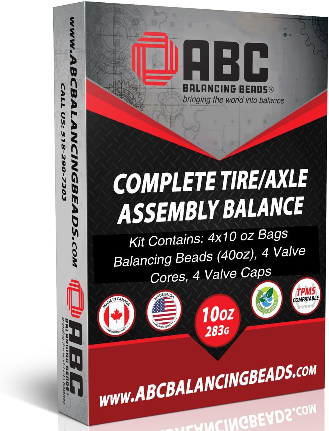ABC Balancing Beads Complete Tire, Wheel and Axle