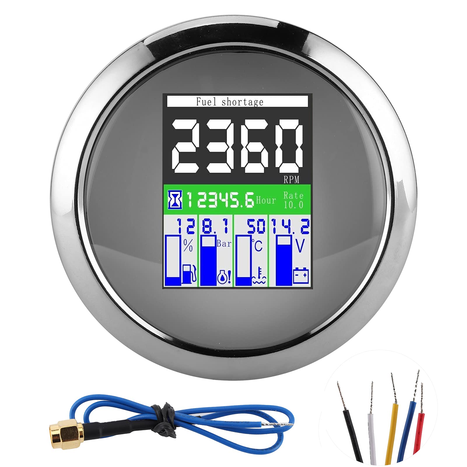 Manómetro Multifunción con Alarma de Fallo del Sensor para su