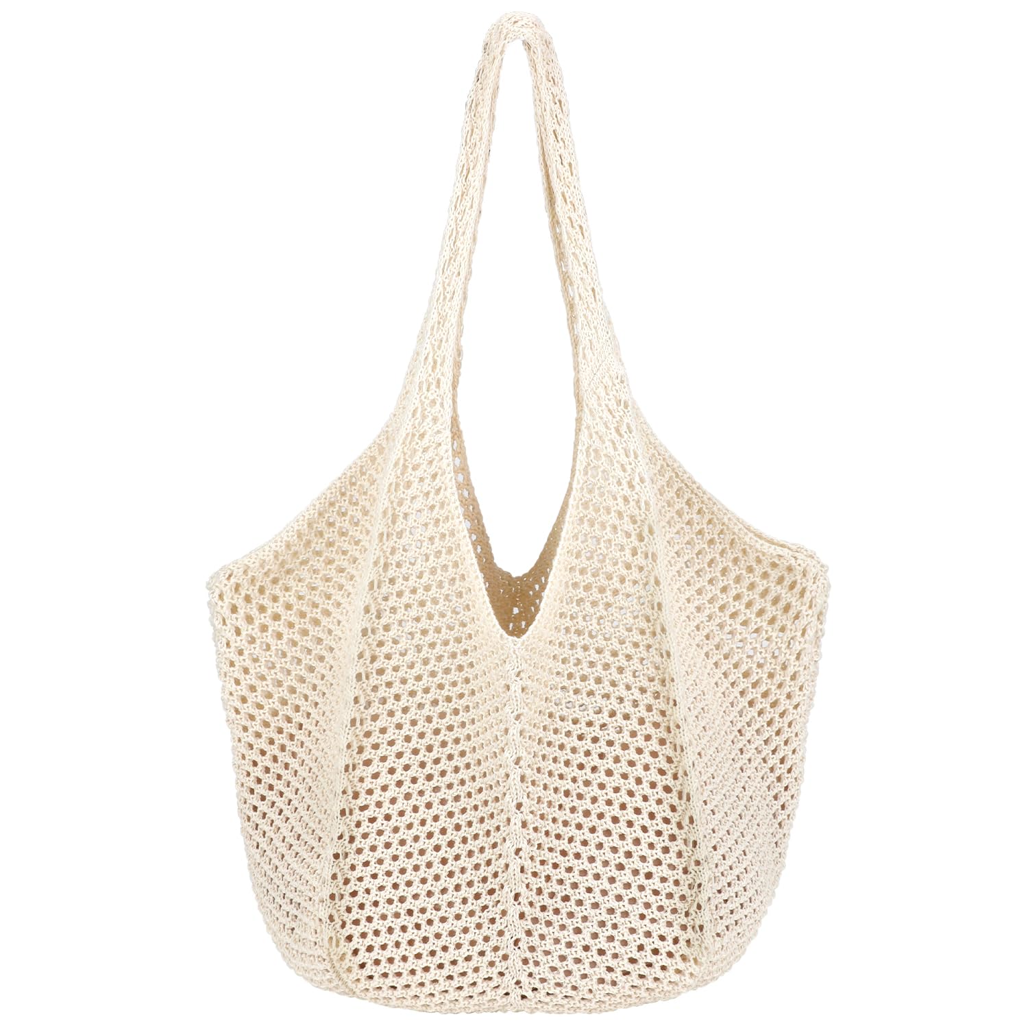 Hommtina Straw Beach Bag for Women - Crossbody Shoulder Vacation Purse for Summer