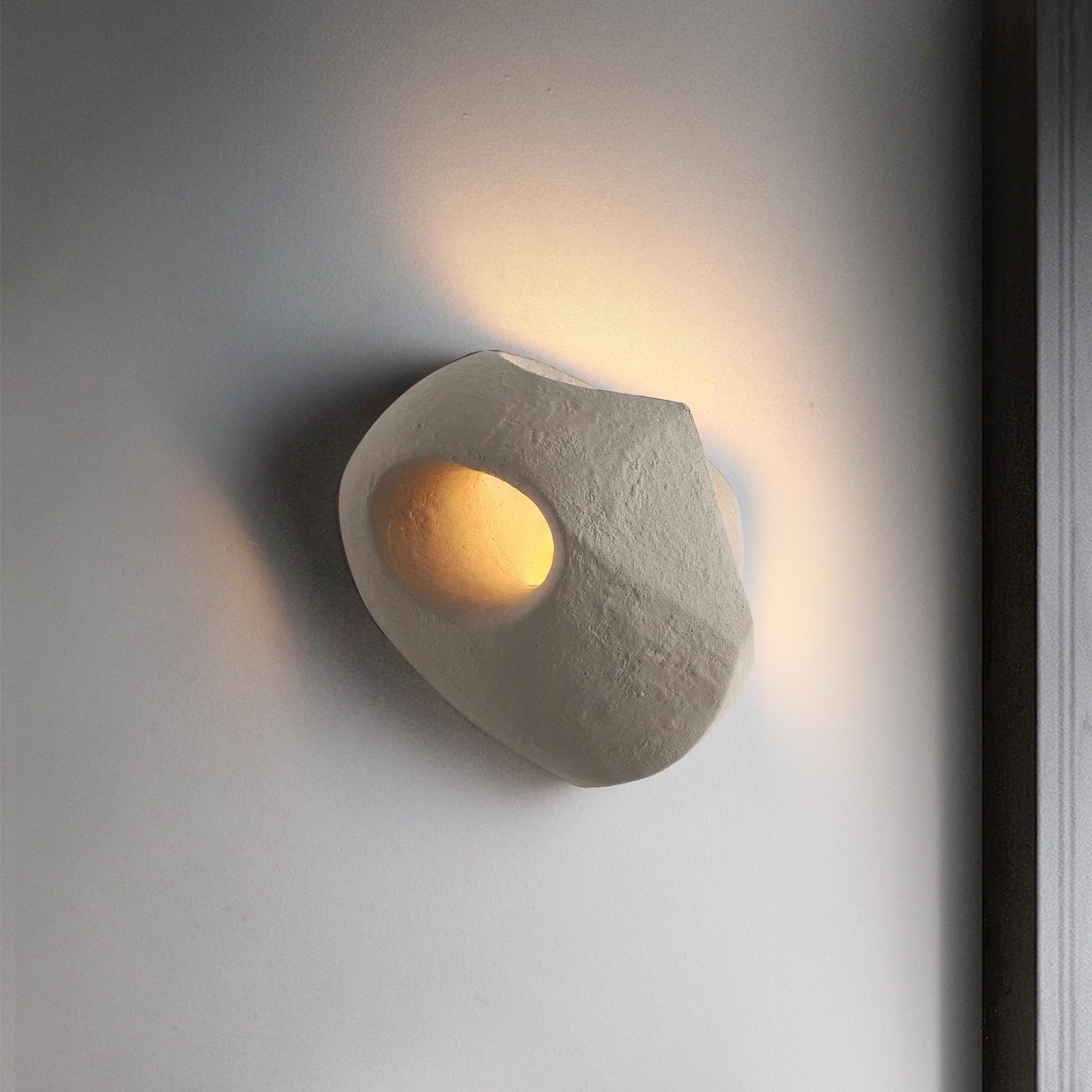 kaixunl 3W Wabi-sabi Style Wall Lights Modern Wall Light Art Deco Wall Lights for Living Room Bedroom Hallway Vanity Mirror Stairs 3000K 19 * 21.5 * 9cm