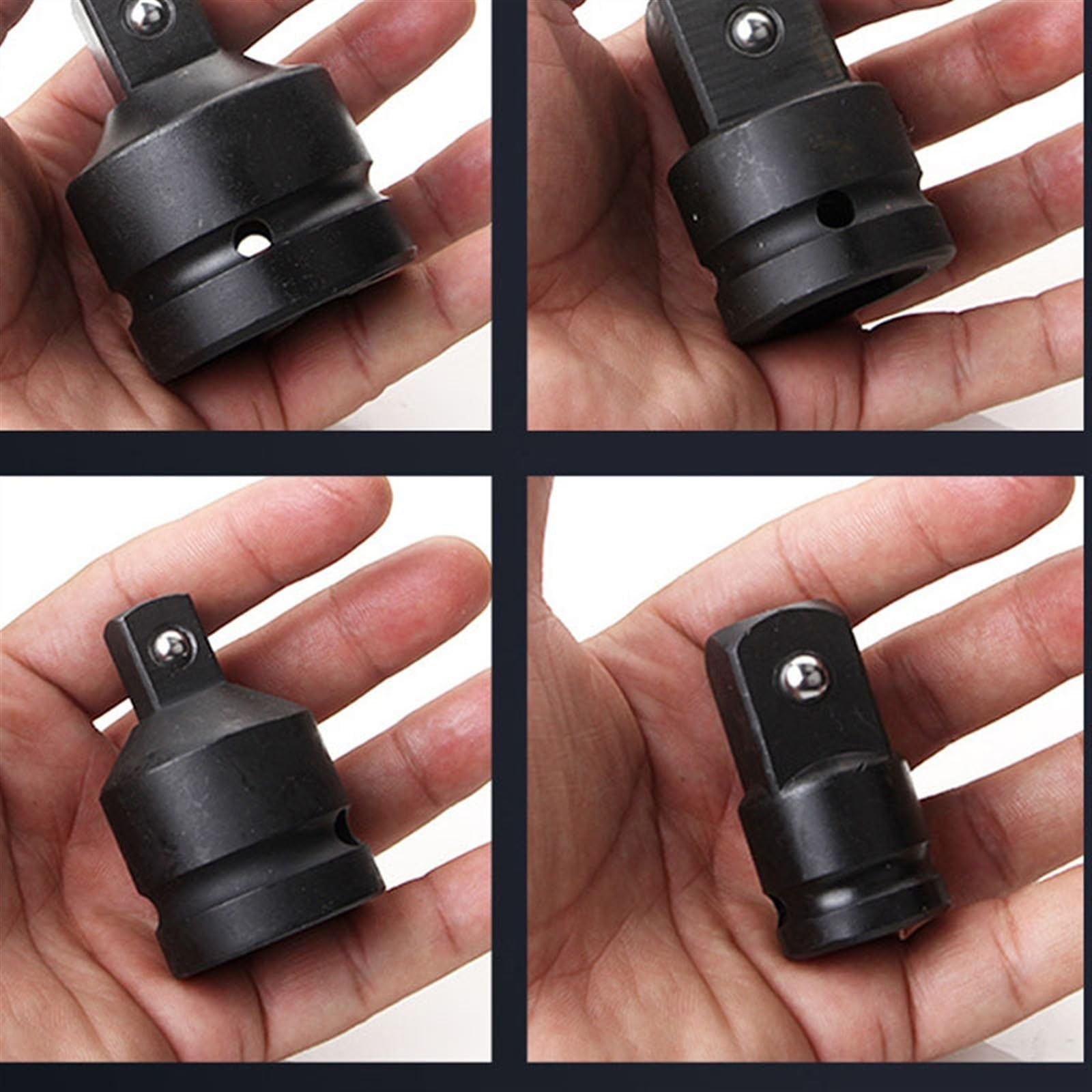 Adaptador De Toma De Impacto De Aire, 1/4 ", 3/8", 1/2 ", 3/4", 1 ", Adaptador Neumático Métrico, Juntas Convertidoras, Llave De Impacto De Trinquete (Size : 8pcs)