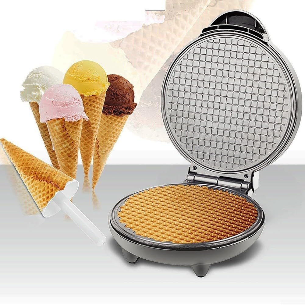 Crêpière Électrique 1200W Double Face Acier Crêpière Électrique(EU)